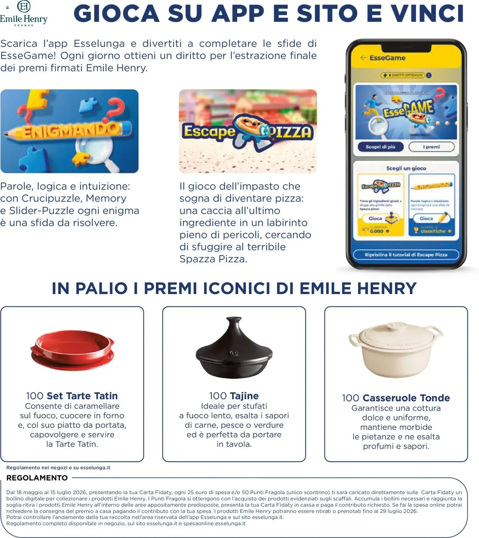 Esselunga: Una collezione che fa squadra con Emile Henry da 18 maggio a 15 luglio di 2026 - Pagina del volantino 4
