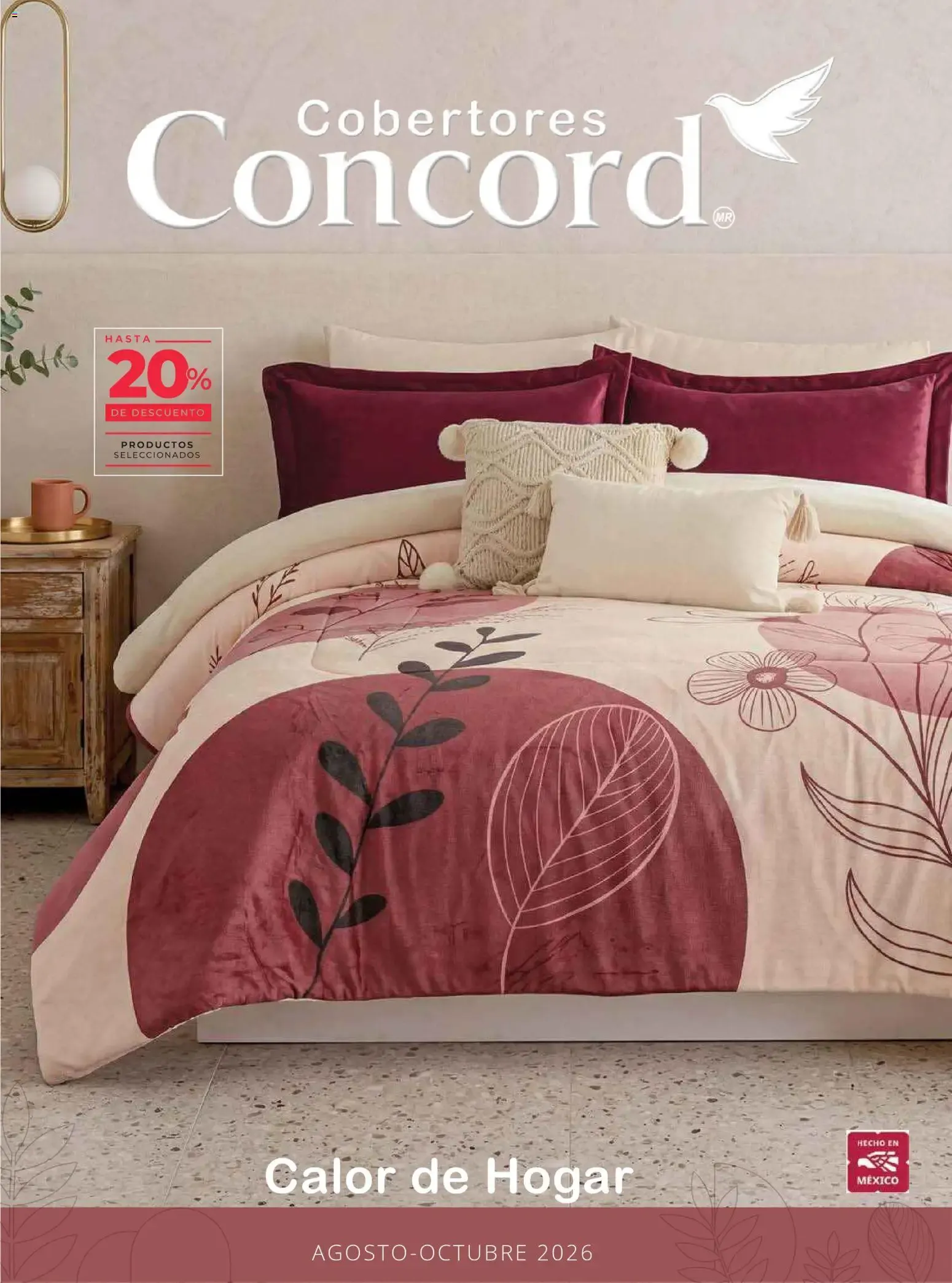 Catálogo de Colchas Concord catálogo Colección Cobertor (01/08/2026 - 31/10/2026) - catálogo en línea 1 de agosto al 31 de octubre 2026 - Pagina 1