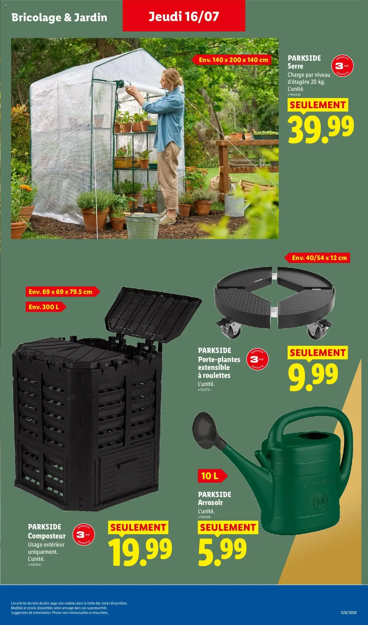 Lidl - L'Été Imbattable du 16 juillet au 22 juillet 2026 - Catalogue page 33