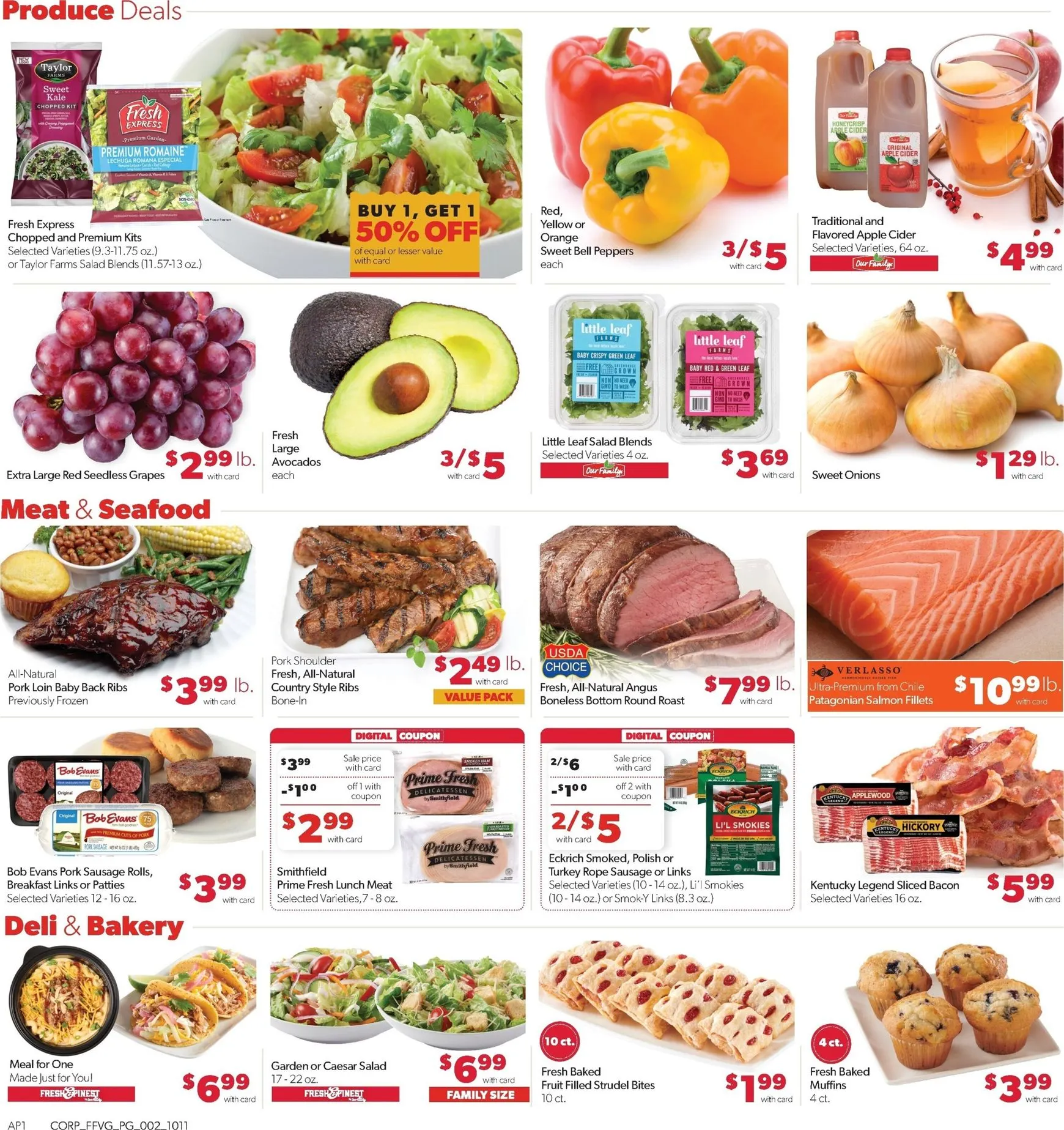 Weekly ad Current Family Fare leaflet valid from Sunday 10/11/2026 to Saturday 10/17/2026 from October 11 to October 17 2026 - Page 2