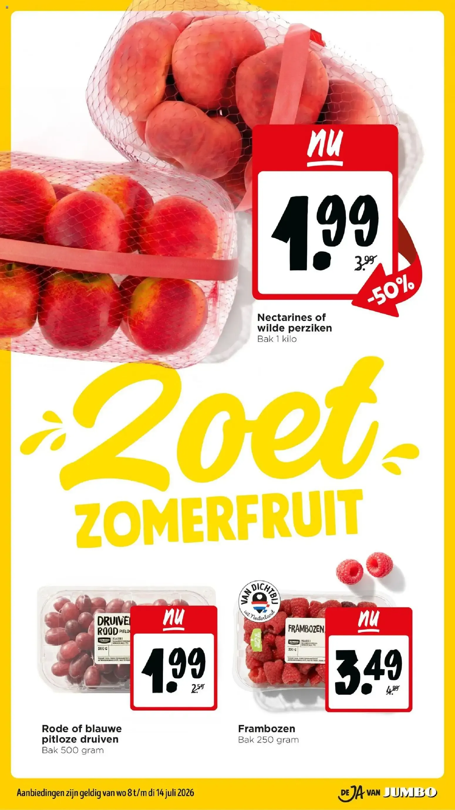 Jumbo: Campina Langlekker 2+3 GRATIS - Nóg meer voorraad pakken van 8 juli tot 14 juli 2026 - Folder pagina 3