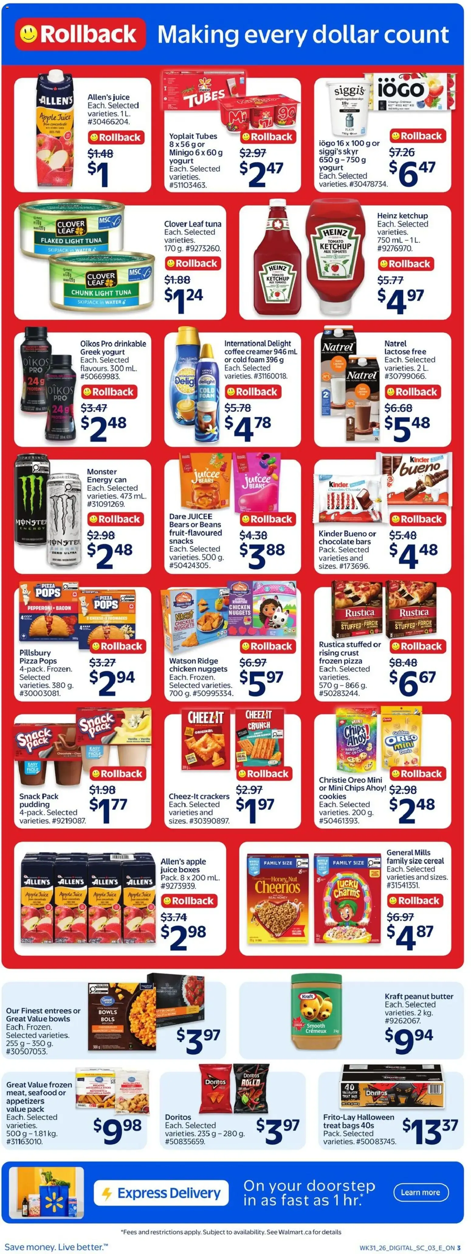 Walmart weekly flyer from Aug 27, 2026 > weekly specials & deals from August 27 to September 2 2026 - flyer page 7