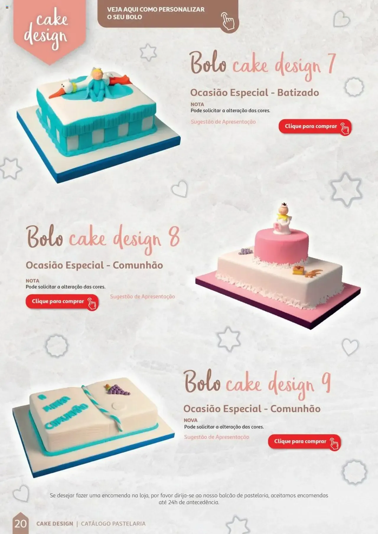 Folheto Auchan Catálogo de Pastelaria » de 08/04/2024 - 31/12/2026 de 8 de abril até 31 de dezembro 2026 - Pagina 20