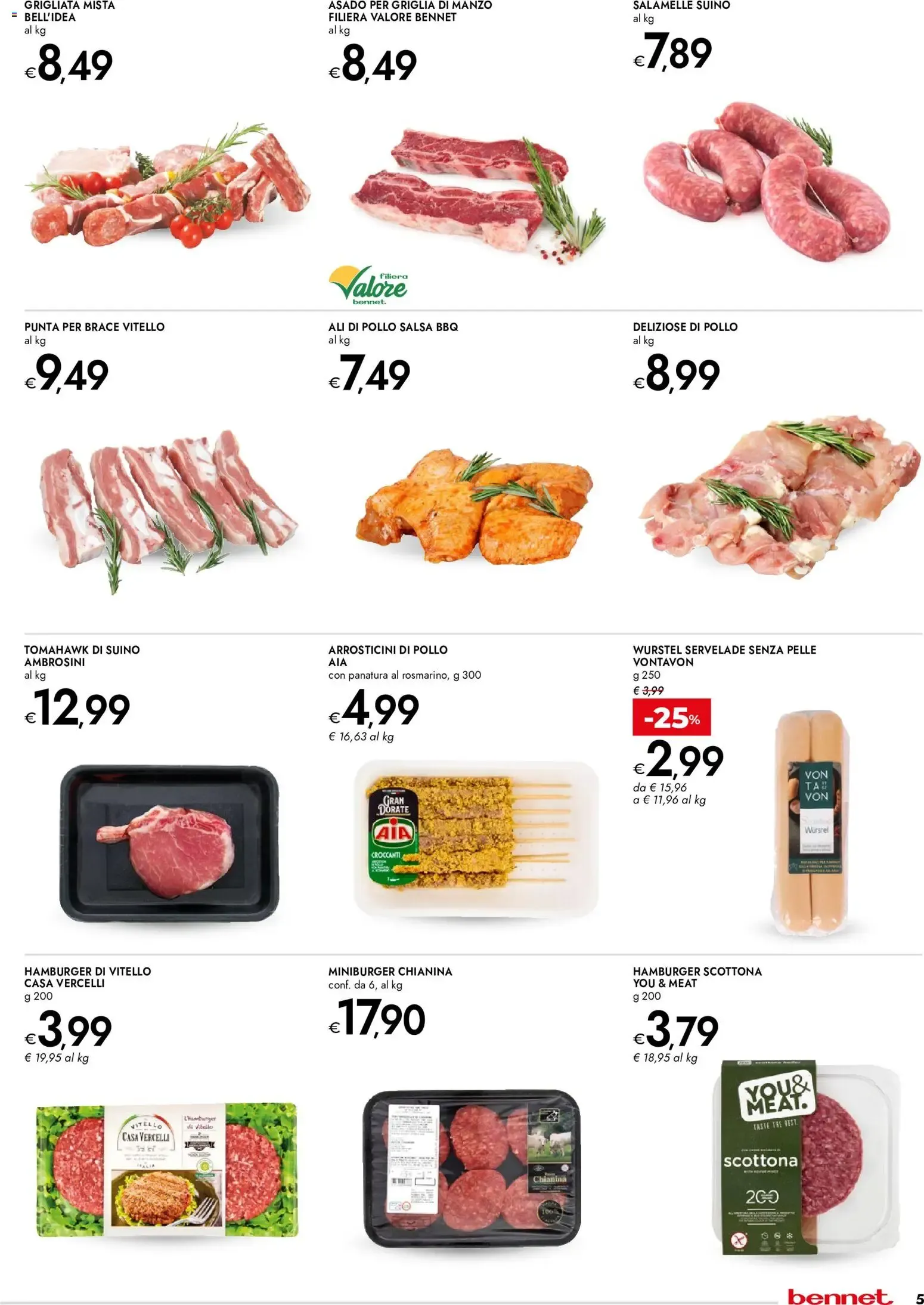 Nuovo bennet volantino Dalla Brace Alla Tavola dal 06/08/2026 > offerte anteprima 🛍️ da 6 agosto a 19 agosto di 2026 - Pagina del volantino 5