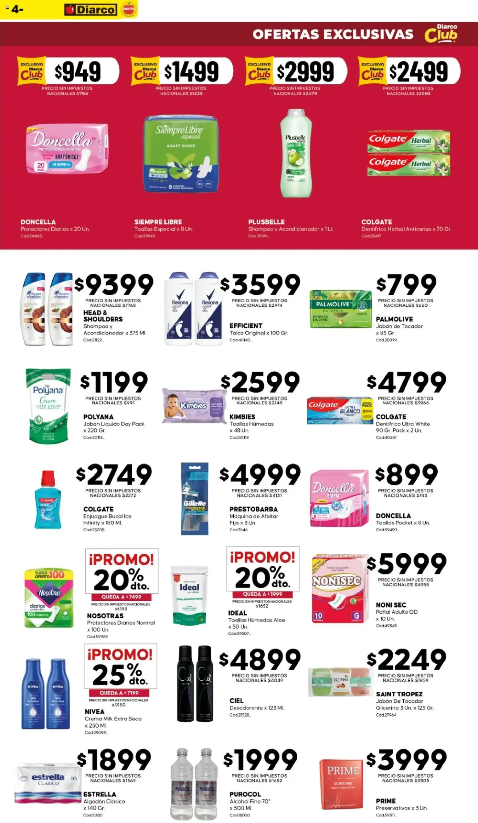 Ofertas de Diarco - Ofertas del 05/10 al 09/10 5 de octubre al 9 de octubre 2026 - Página 4 del catálogo