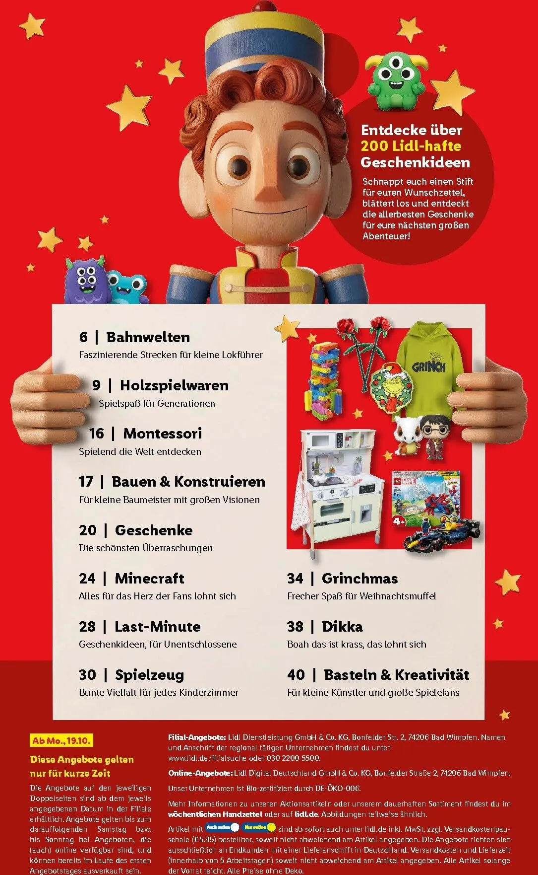 Die Magie des Schenkens lohnt sich. Entdecke zahlreiche Geschenkideen von 26. Oktober bis 24. Dezember 2026 - Prospekt seite 2