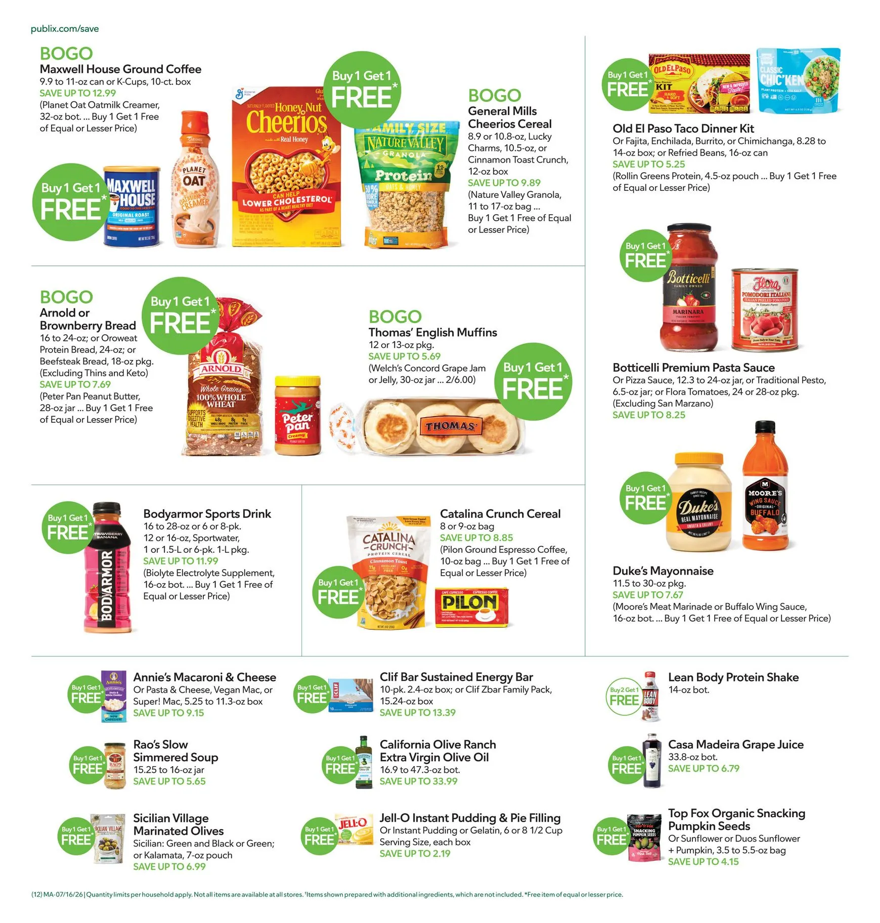 Weekly ad Future Publix flyer valid from Thursday 07/16/2026 to Wednesday 07/22/2026 from July 16 to July 22 2026 - Page 12