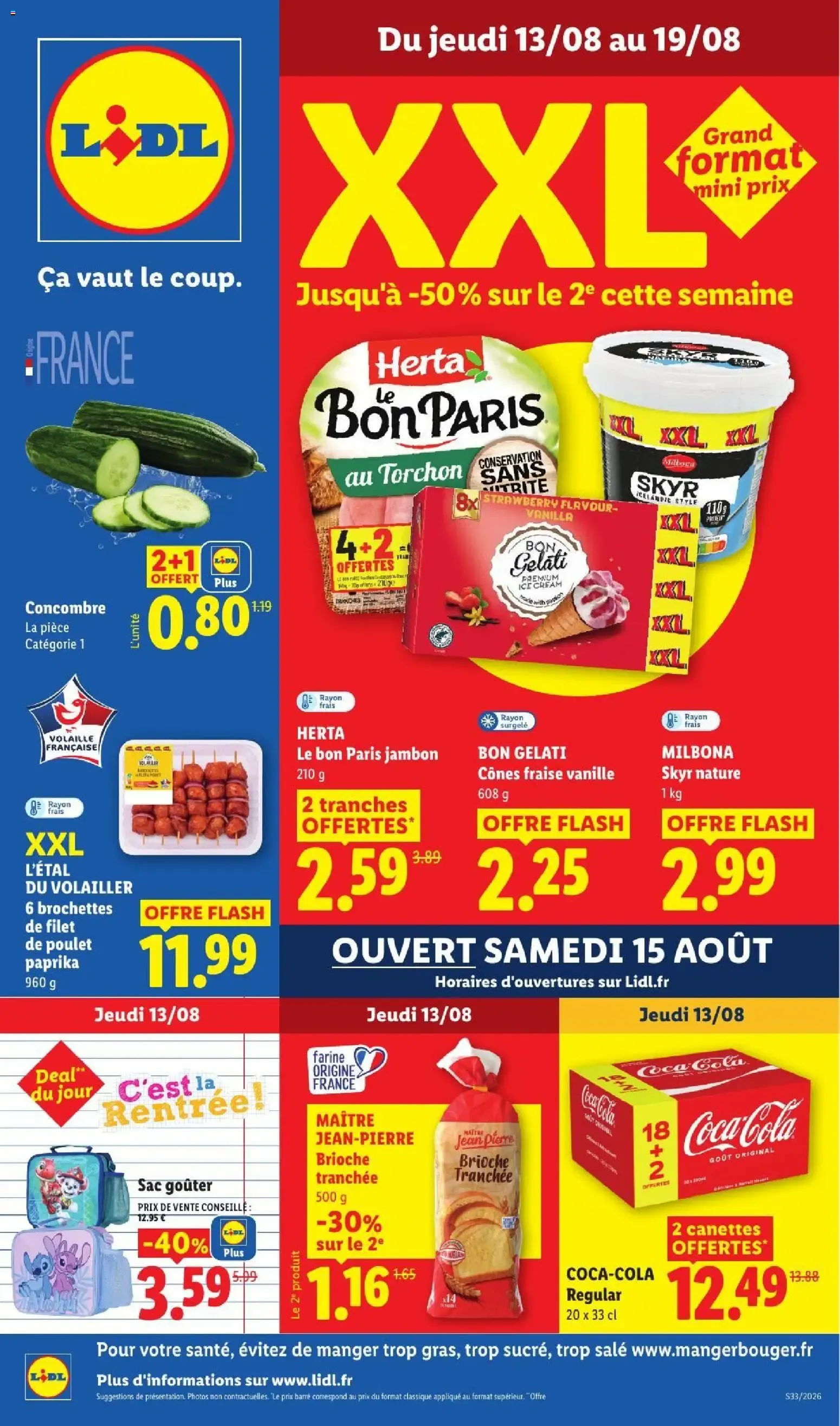 Catalogue LIDL du 13/08/2026 | Promo prospectus en ligne