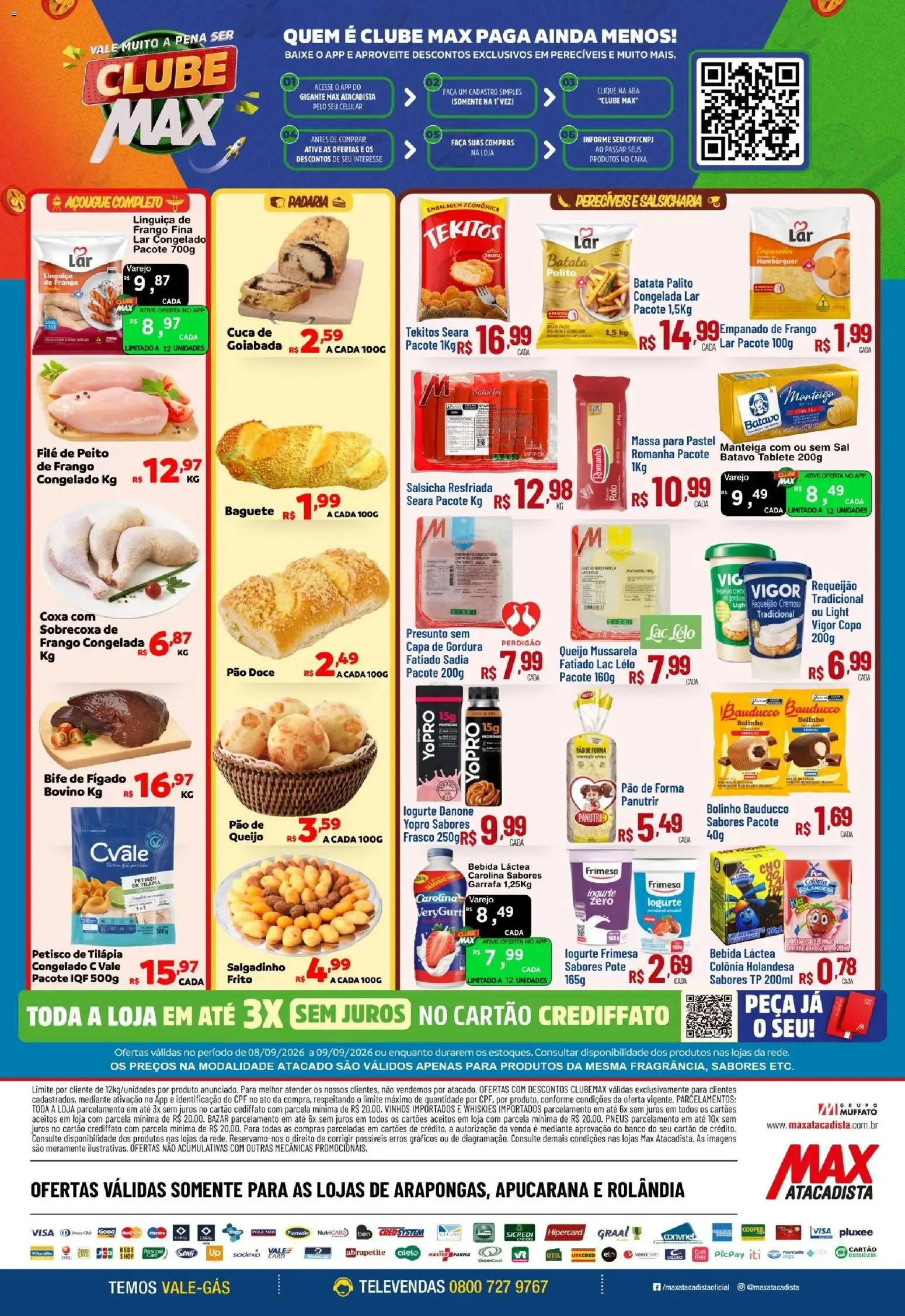 Encarte de Max Atacadista ofertas Feira de 08/09/2026 | Promoções Online 8 de setembro até 9 de setembro 2026 - Pagina 2