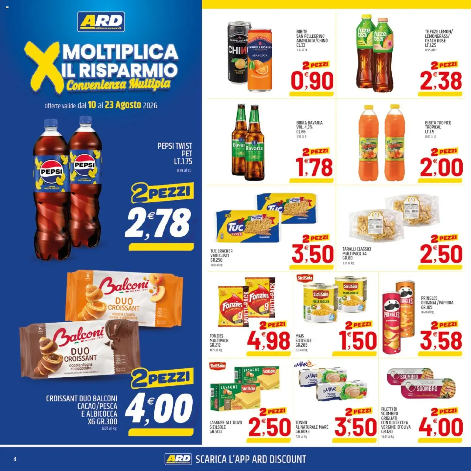 Nuovo ARD Discount volantino Sardegna dal 10/08/2026 > offerte anteprima 🛍️ da 10 agosto a 23 agosto di 2026 - Pagina del volantino 4