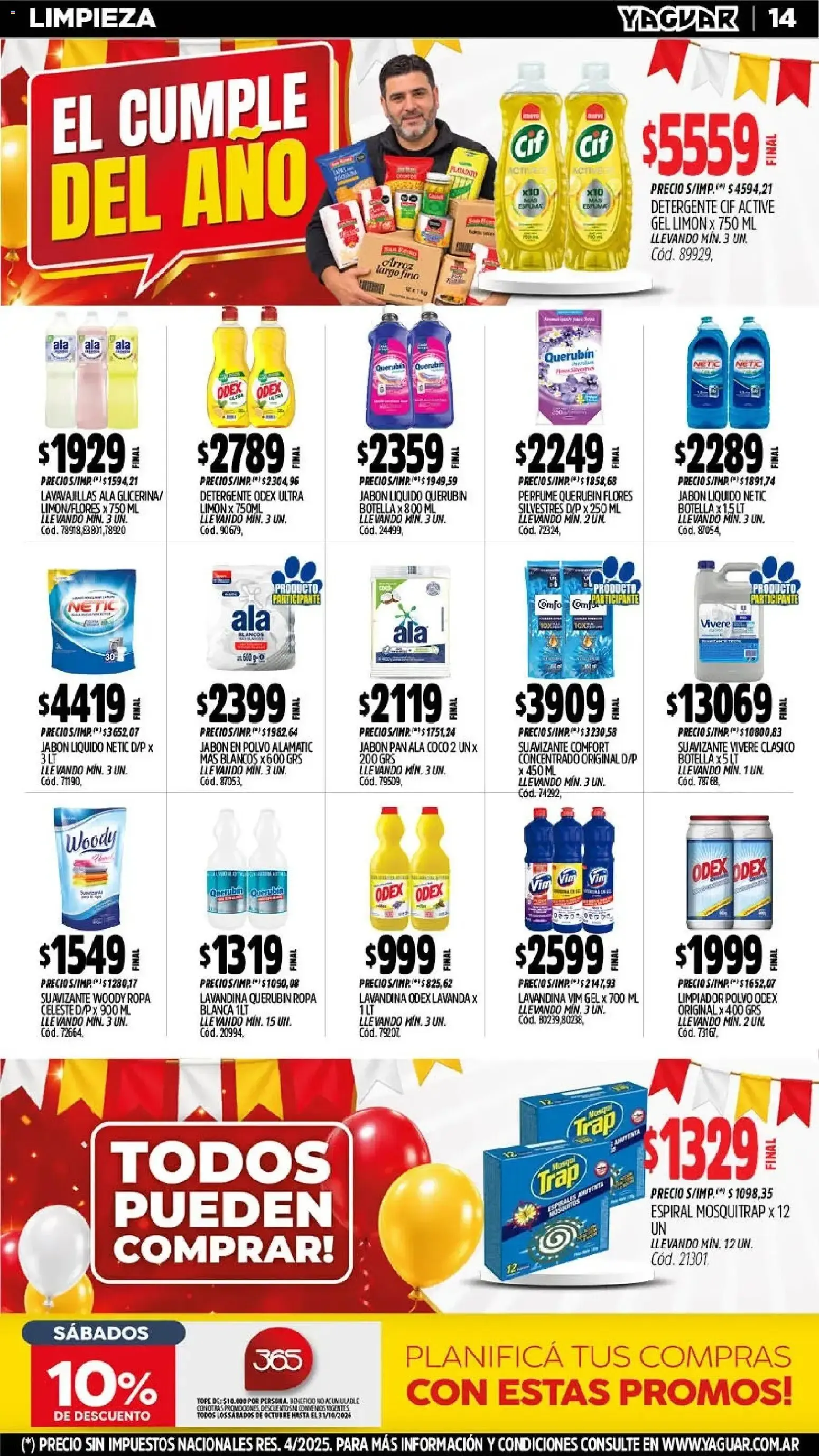 Ofertas de Yaguar - Oferta Semanal Chaco del 19/10/2026 - 24/10/2026 19 de octubre al 24 de octubre 2026 - Página 17 del catálogo