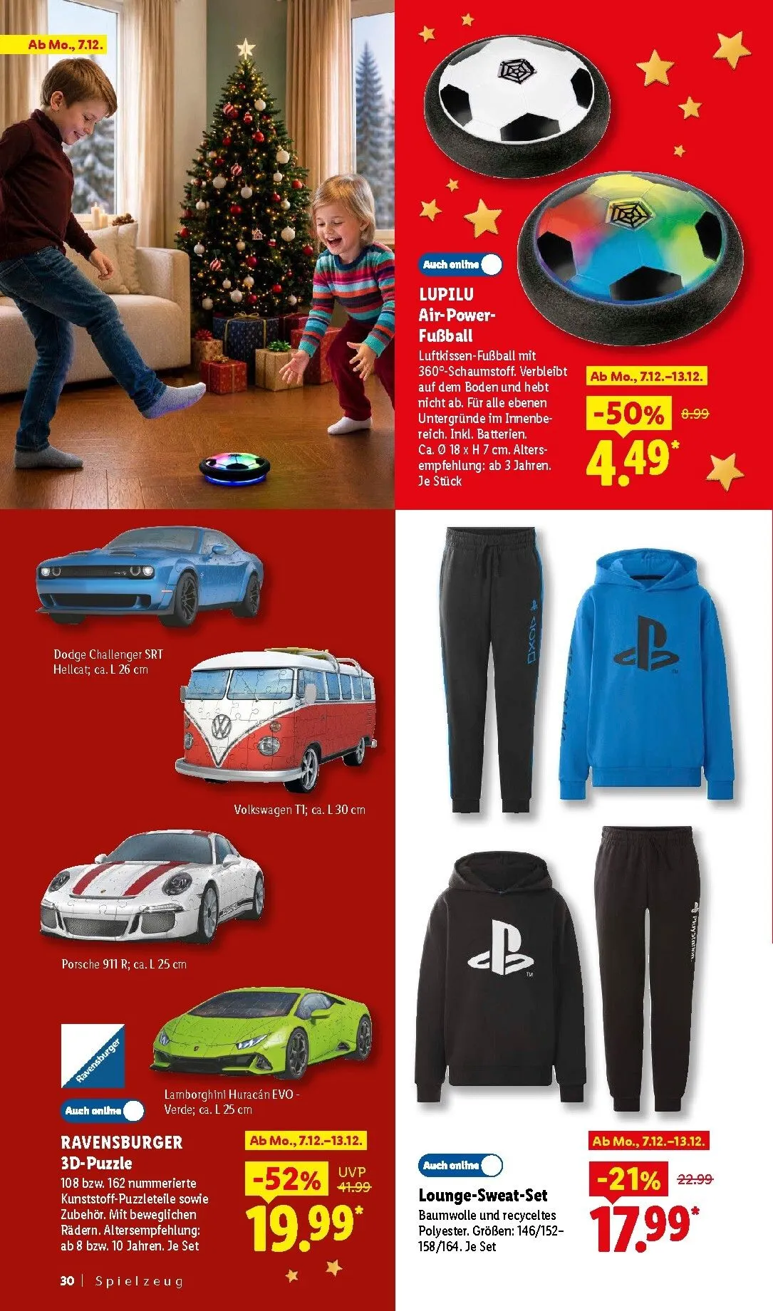 Die Magie des Schenkens lohnt sich. Entdecke zahlreiche Geschenkideen von 26. Oktober bis 24. Dezember 2026 - Prospekt seite 30