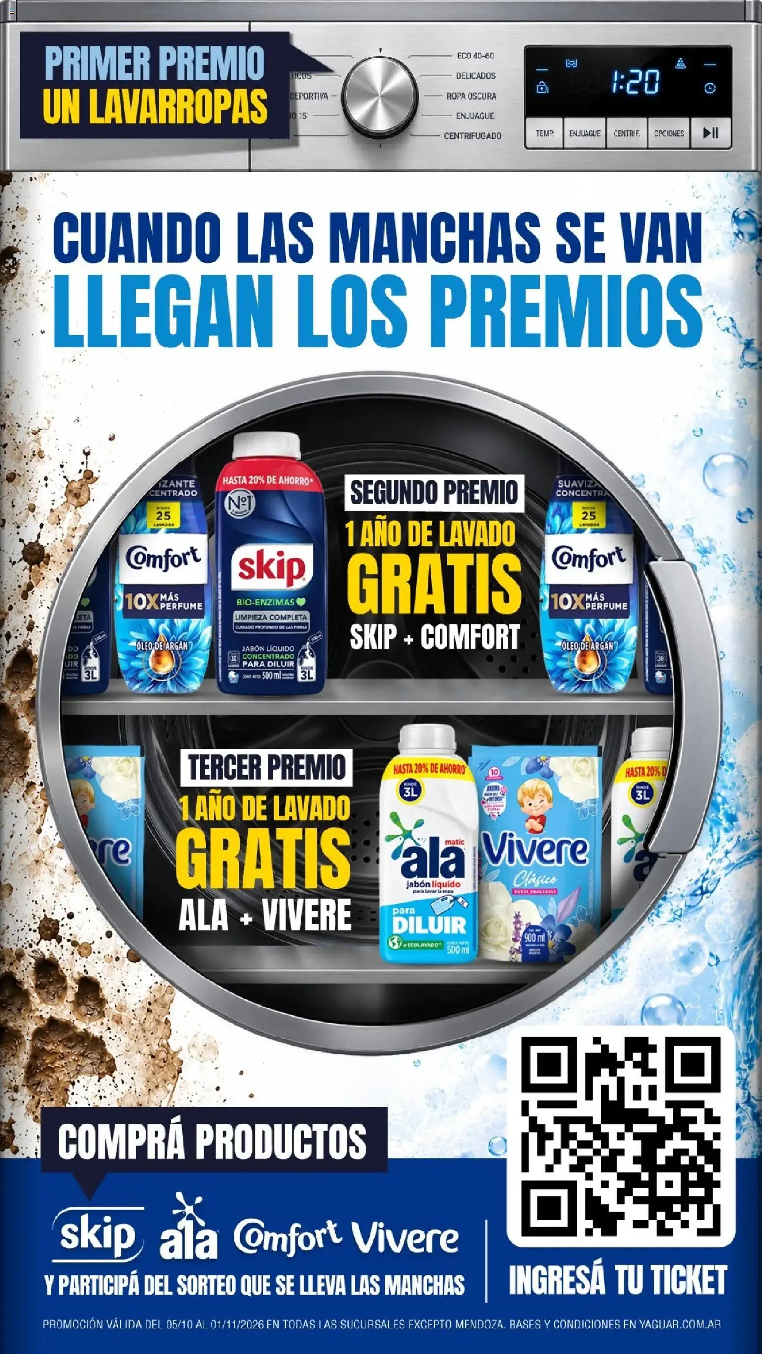Ofertas de Yaguar - ¡Llegan los premios! del 05/10/2026 - 01/11/2026 5 de octubre al 1 de noviembre 2026 - Página 1 del catálogo
