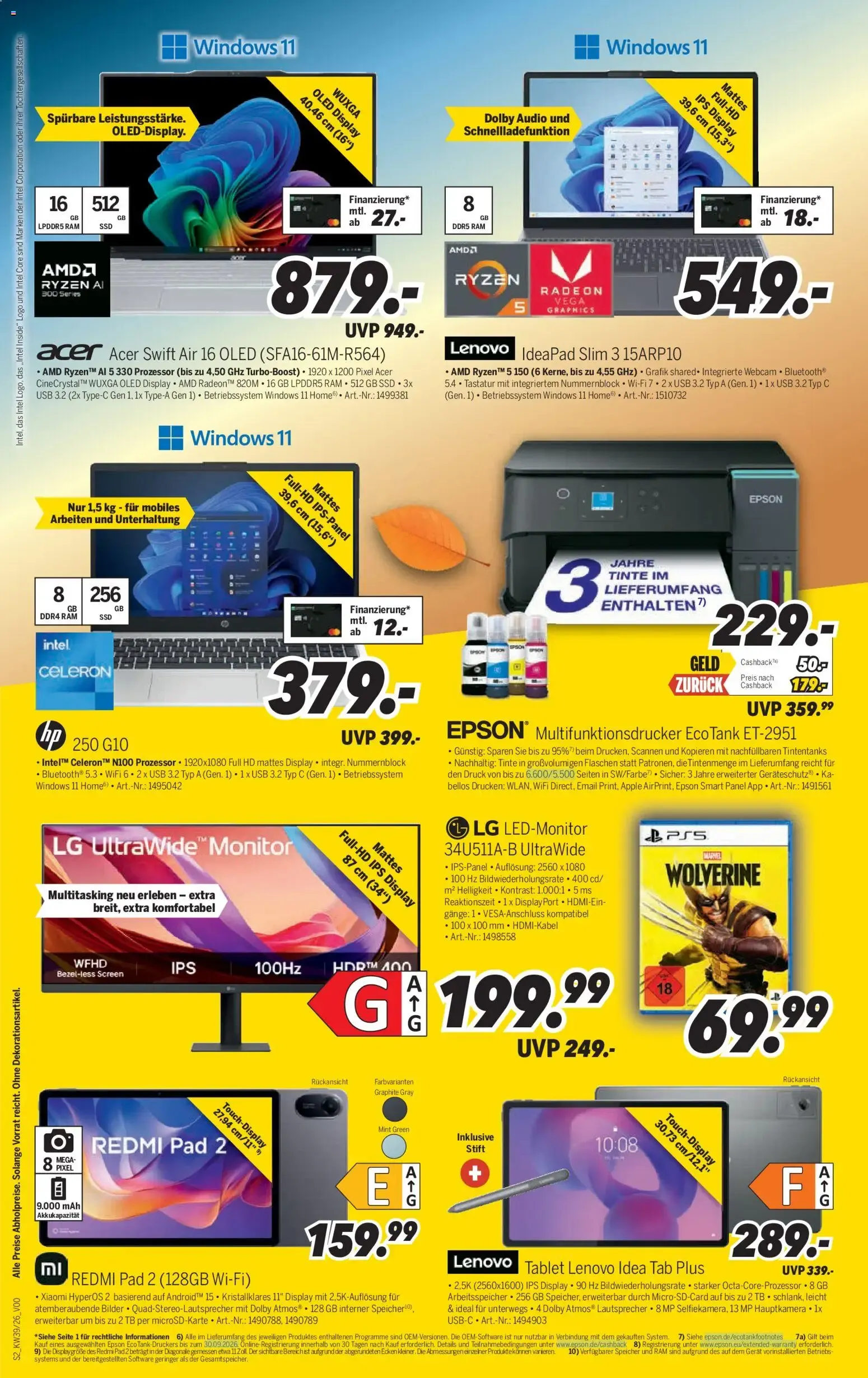 MEDIMAX HERBST MAX - Machs dir Zuhause Cozy mit Top-Angeboten von 19. September bis 25. September 2026 - Prospekt seite 2