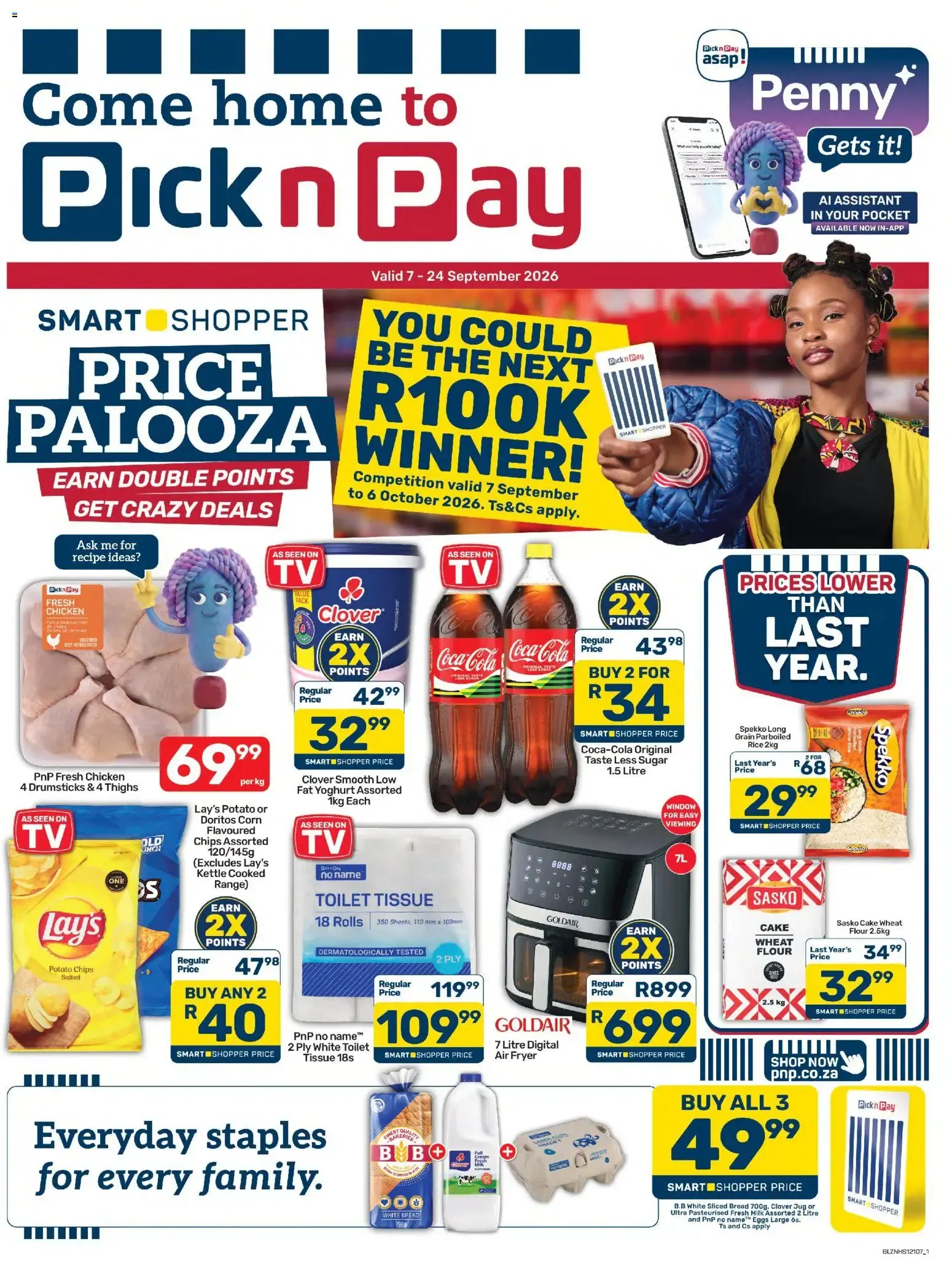Pick n Pay Price Palooza from 7 September to 24 September 2026 - Catalogue Page 1