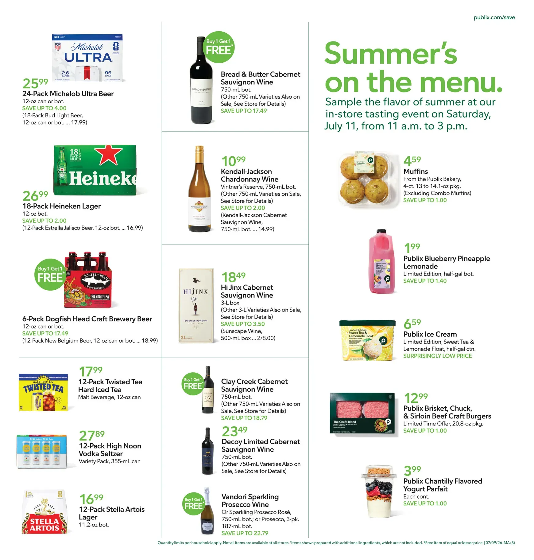 Weekly ad Snag the savings. Publix from July 9 to July 15 2026 - Page 3