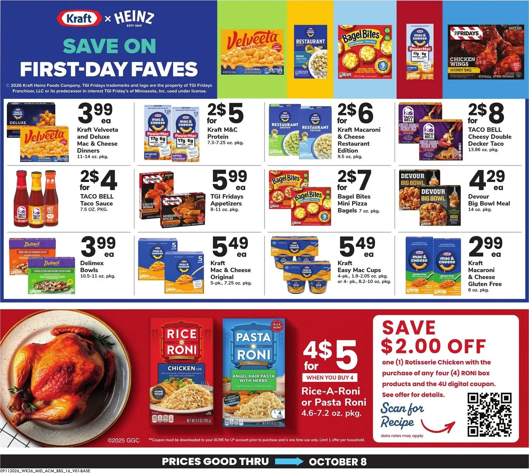 Weekly ad Current ACME - Big Book of Savings leaflet valid from Friday 09/11/2026 to Thursday 10/08/2026 from September 11 to October 8 2026 - Page 16