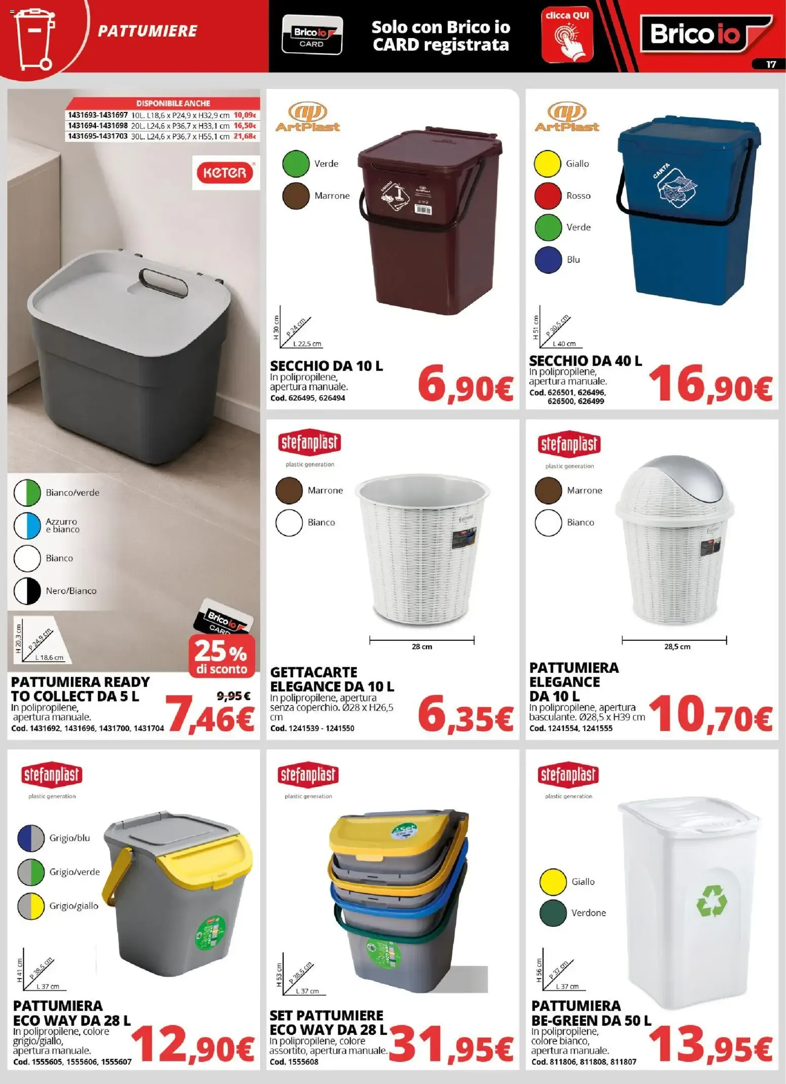 Nuovo Brico io volantino Sistemazione dal 20/08/2026 > offerte anteprima 🛍️ da 20 agosto a 27 settembre di 2026 - Pagina del volantino 17