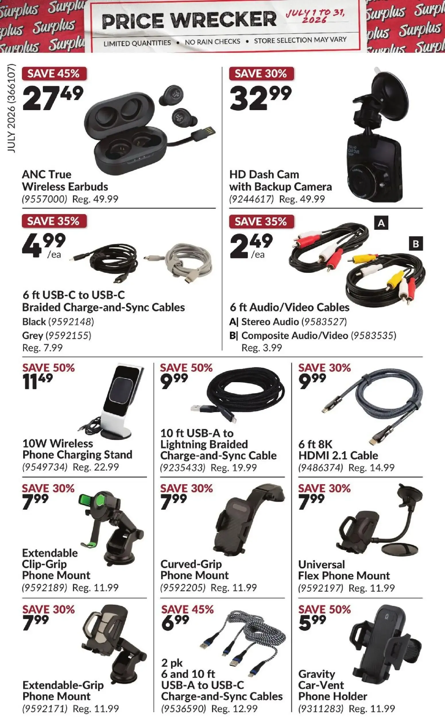 Princess Auto flyer - Price Wrecker from Jul 1, 2026 > weekly specials & deals from July 1 to July 31 2026 - flyer page 7