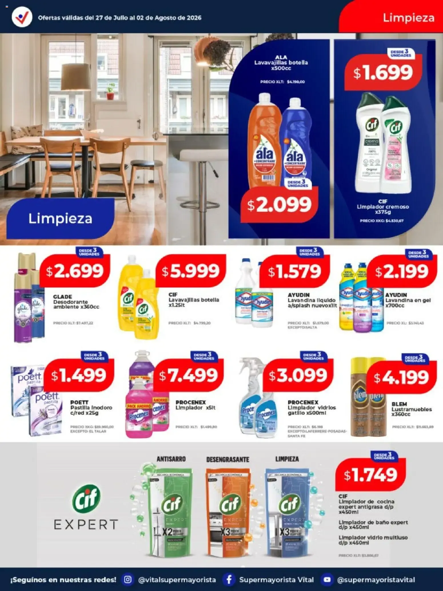 Ofertas de Vital Supermayorista - El Mayorista de Tu Ahorro 27 de julio al 2 de agosto 2026 - Página 7 del catálogo