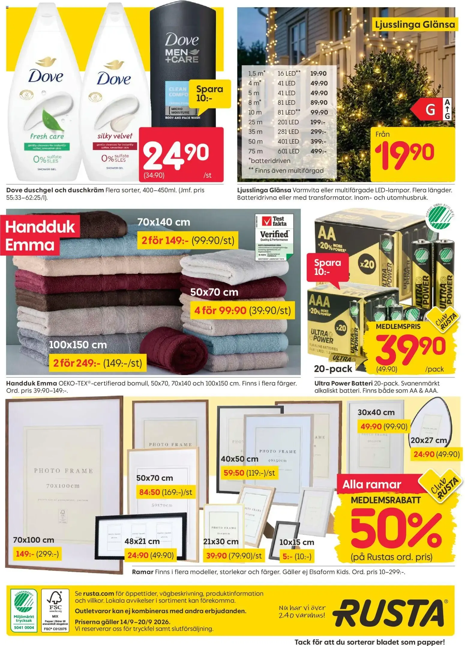 Rusta erbjudanden från 14/09/2026 - 20/09/2026 > Reklamblad nuvarande rabatter från 14 september till 20 september 2026 - Reklamblad sidor 16