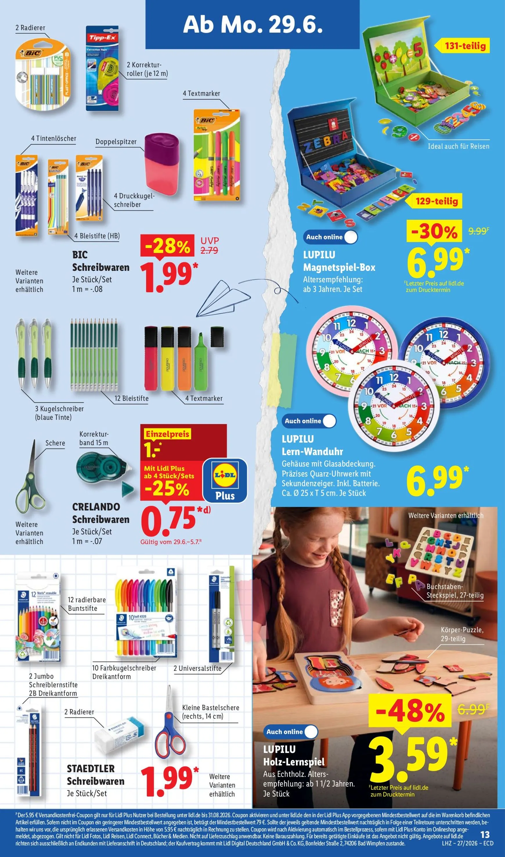 Lidl Prospekt – von Montag 29.06.2026 bis Samstag 04.07.2026 von 29. Juni bis 4. Juli 2026 - Prospekt seite 40