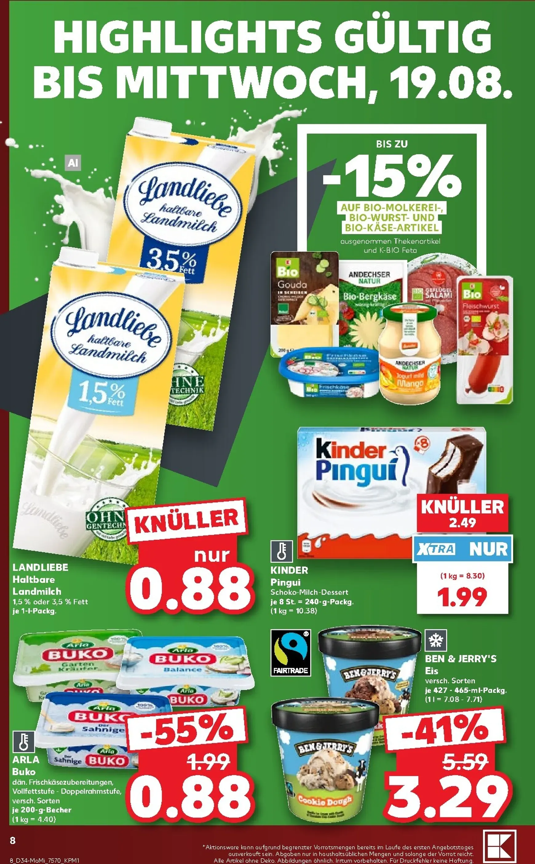 Kaufland - Richtig Sparen Prospekt nächste Woche – von Montag 17.08.2026 bis Mittwoch 19.08.2026 von 17. August bis 19. August 2026 - Prospekt seite 8