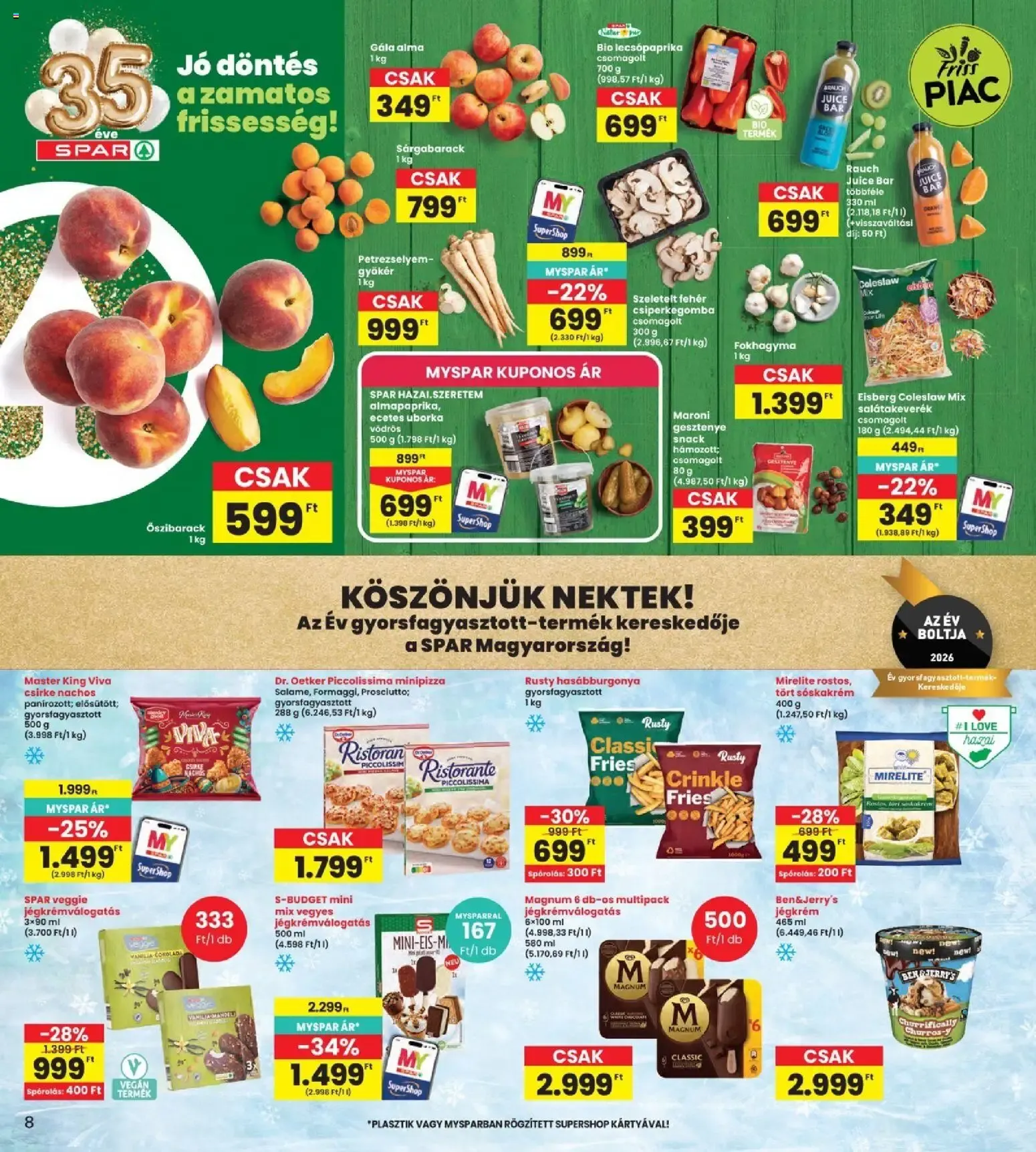 Katalógus Interspar akciós újság - 2026.08.27. -tól/töl > akció, lapozható szórólap 🛍️ augusztus 27.-tól szeptember 2.-ig 2026. - Oldal 8