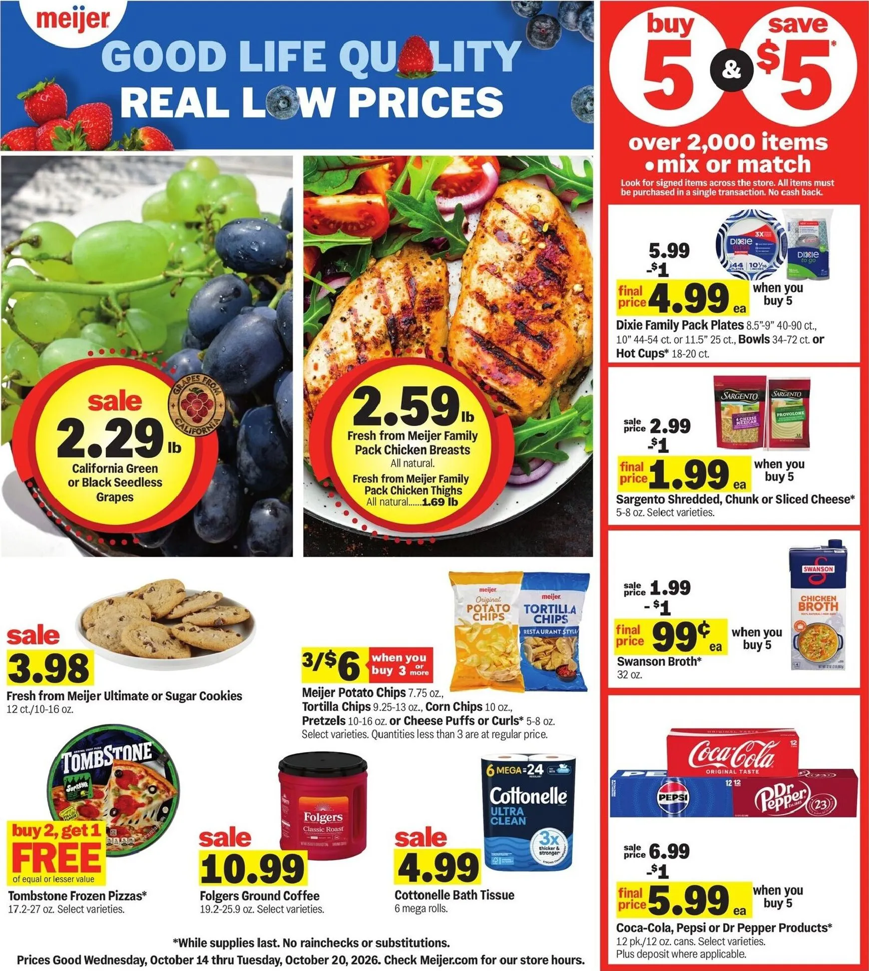 Future Meijer flyer valid from Wednesday 10/14/2026 to Tuesday 10/20/2026