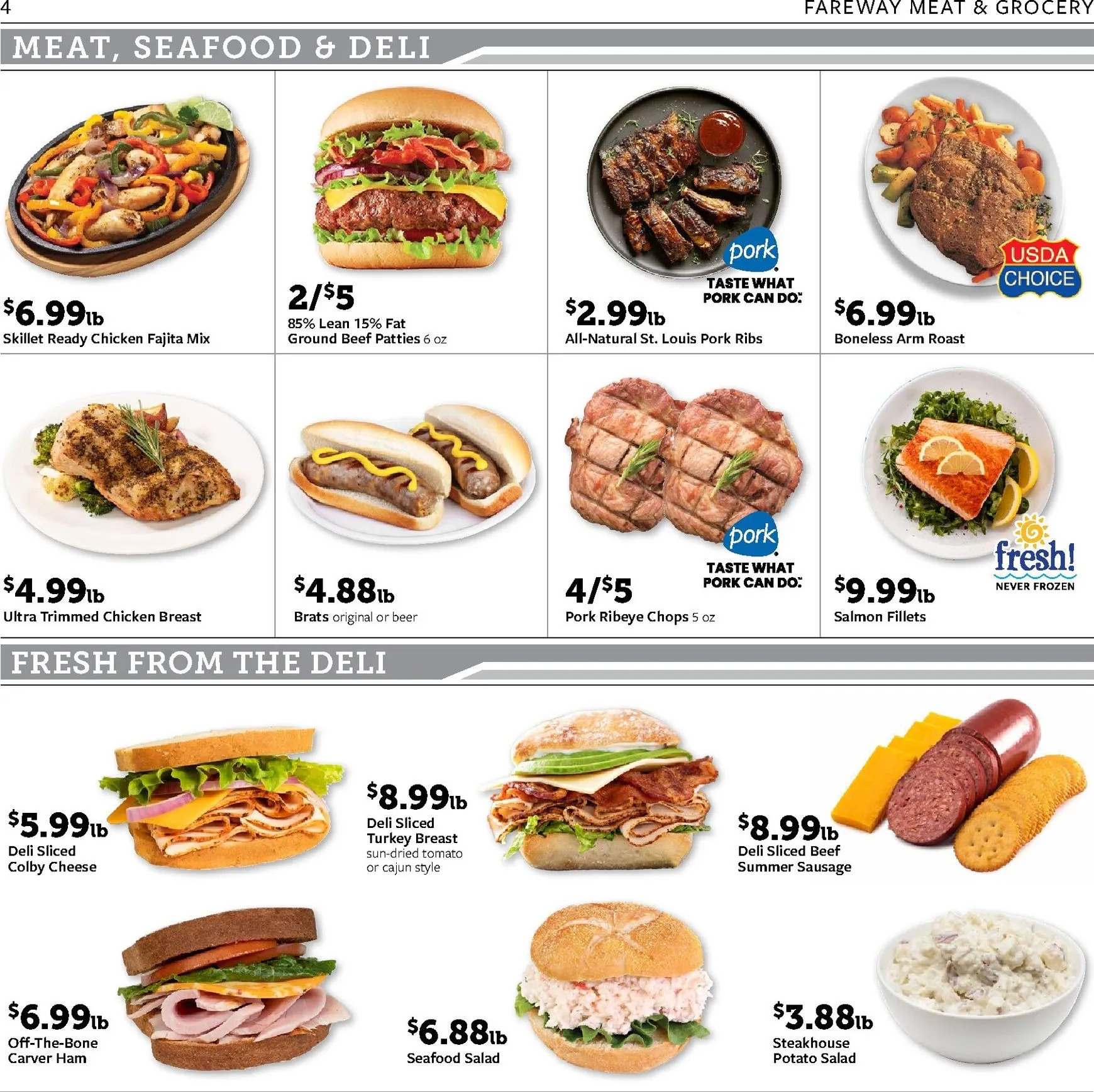 Weekly ad Fareway Meat & Grocery - Iowa State Fair Tickets from July 27 to August 1 2026 - Page 4