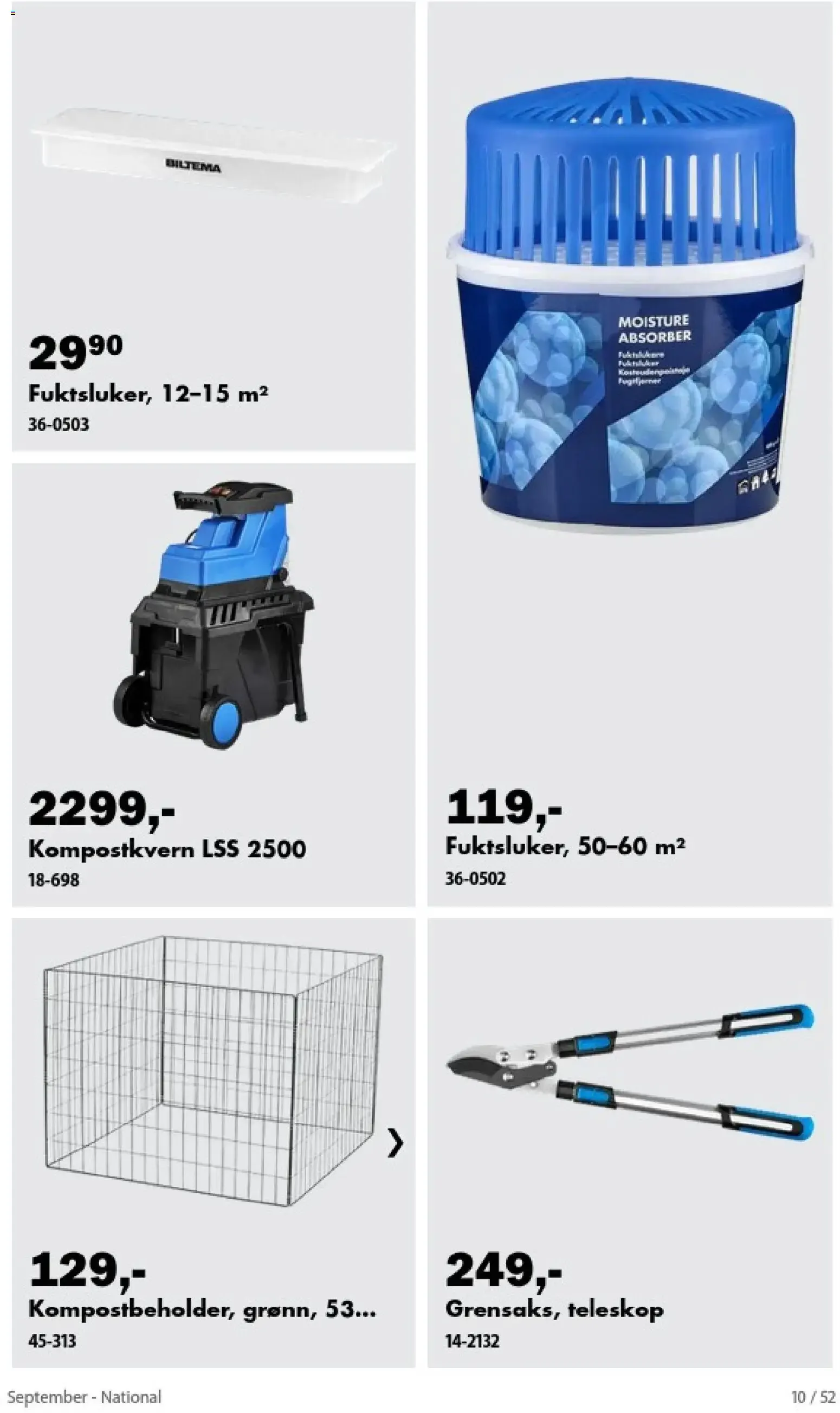Biltema fra 1. september til 30. september 2026 - kundeavisside 10