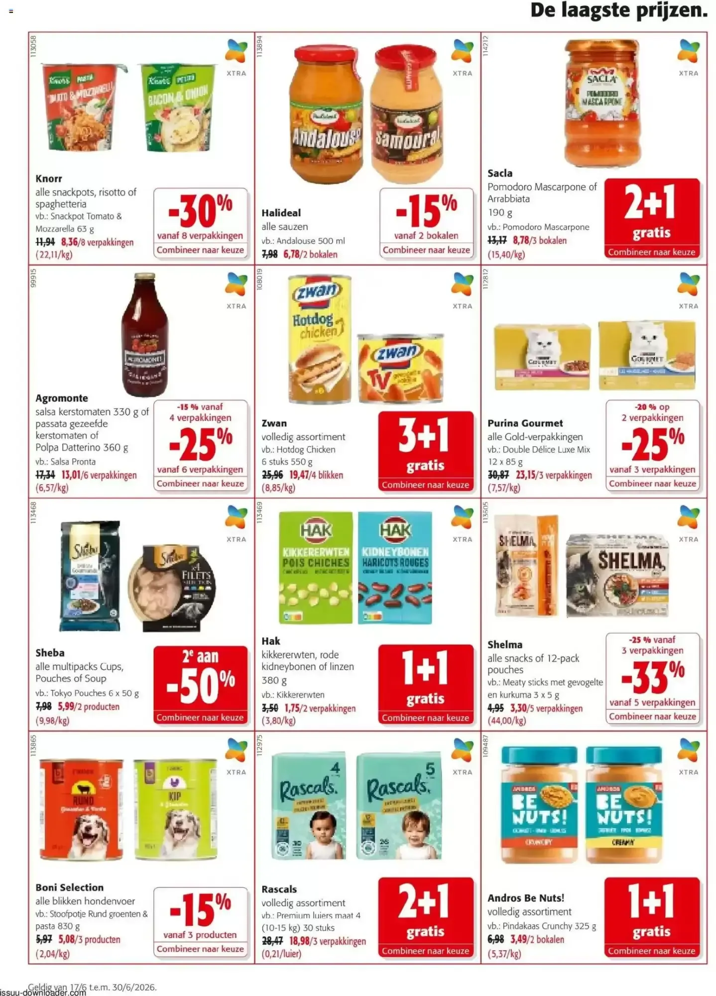 Alle acties van 17 juni tot 30 juni 2026 - folder pagina 8