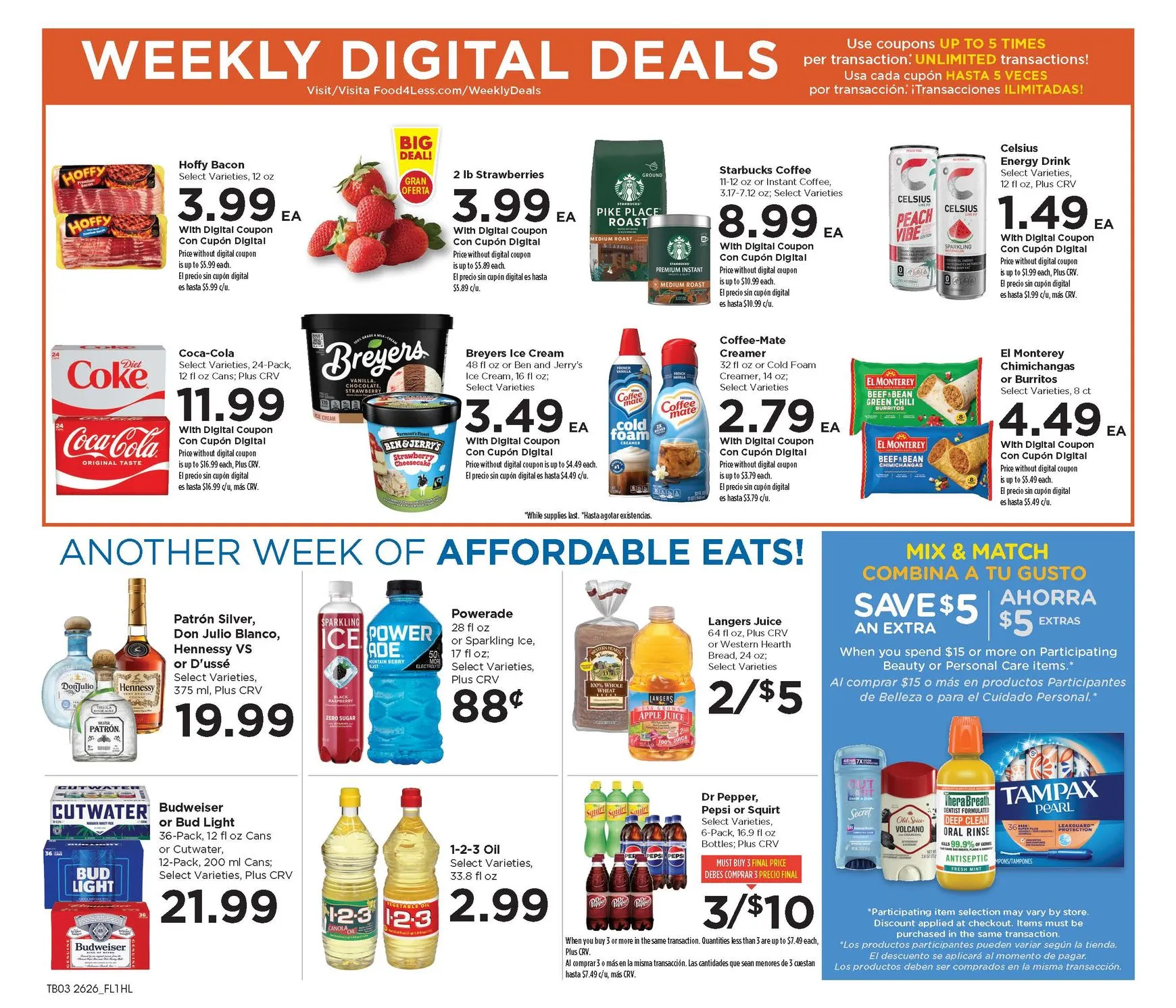 Weekly ad Food 4 Less - Back to Weeknight Cooking from July 29 to August 4 2026 - Page 6