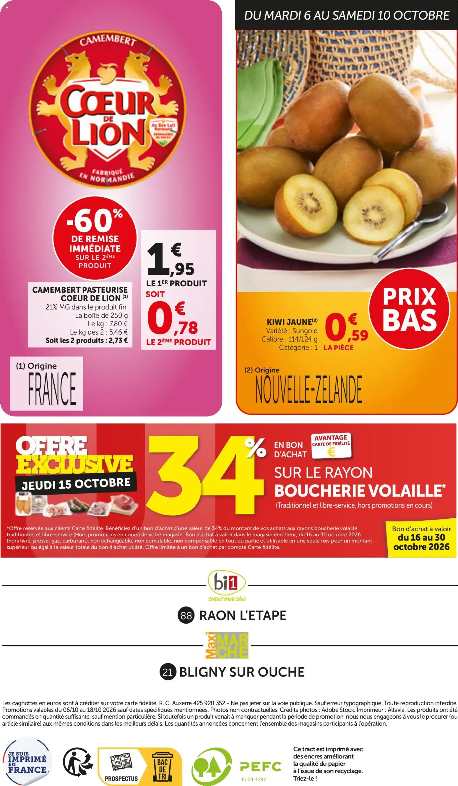 bi1 Catalogue maxi marché à partir du 06/10/2026 - promo en ligne du 6 octobre au 18 octobre 2026 - Catalogue page 16