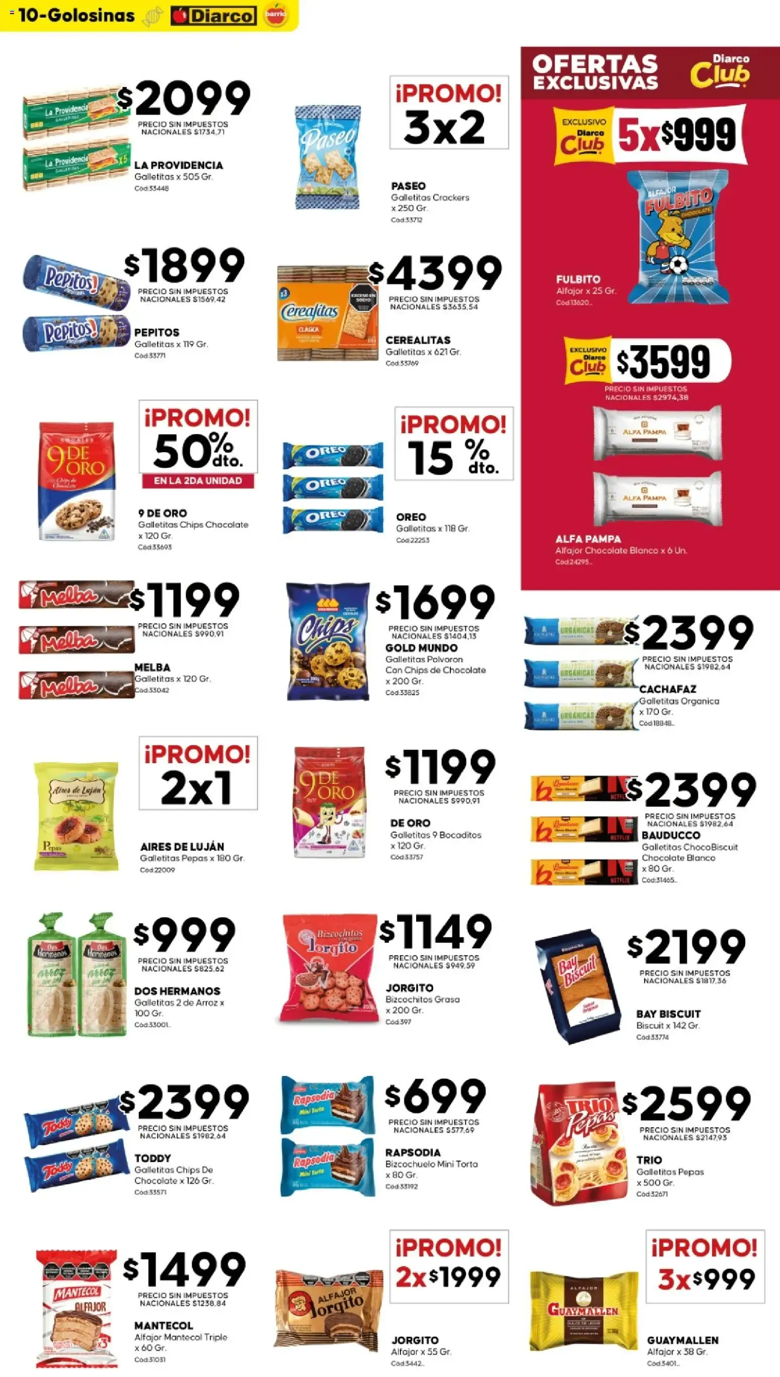 Ofertas de Diarco - OFERTAS DIARCO BARRIO del 26/10/2026 - 30/10/2026 26 de octubre al 30 de octubre 2026 - Página 10 del catálogo