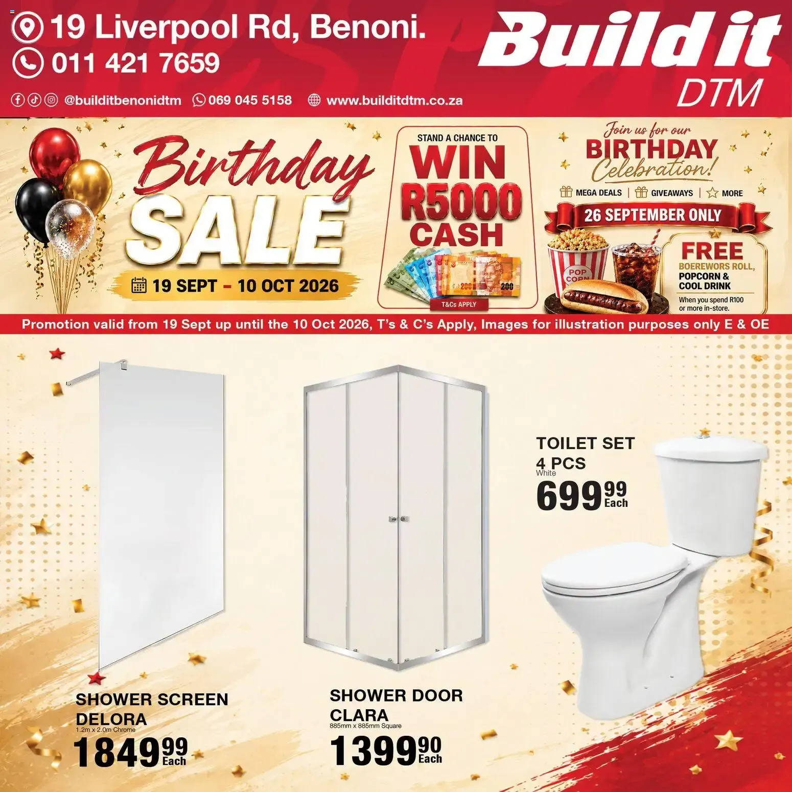 Build It Gauteng - Birthday sale celebration (19/09/2026 - 10/10/2026) Online from 19 September to 10 October 2026 - Catalogue Page 10