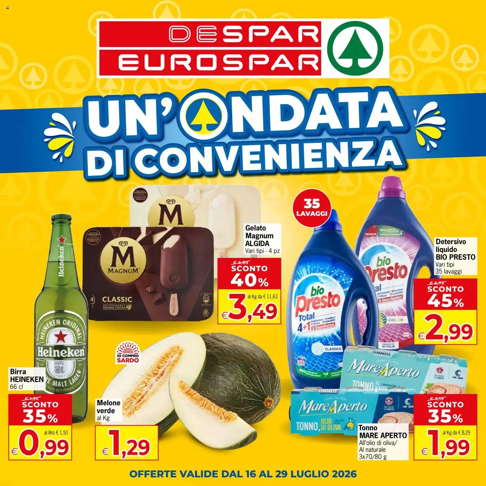 UN'ONDATA DI CONVENIENZA da 16 luglio a 29 luglio di 2026 - Pagina del volantino 1