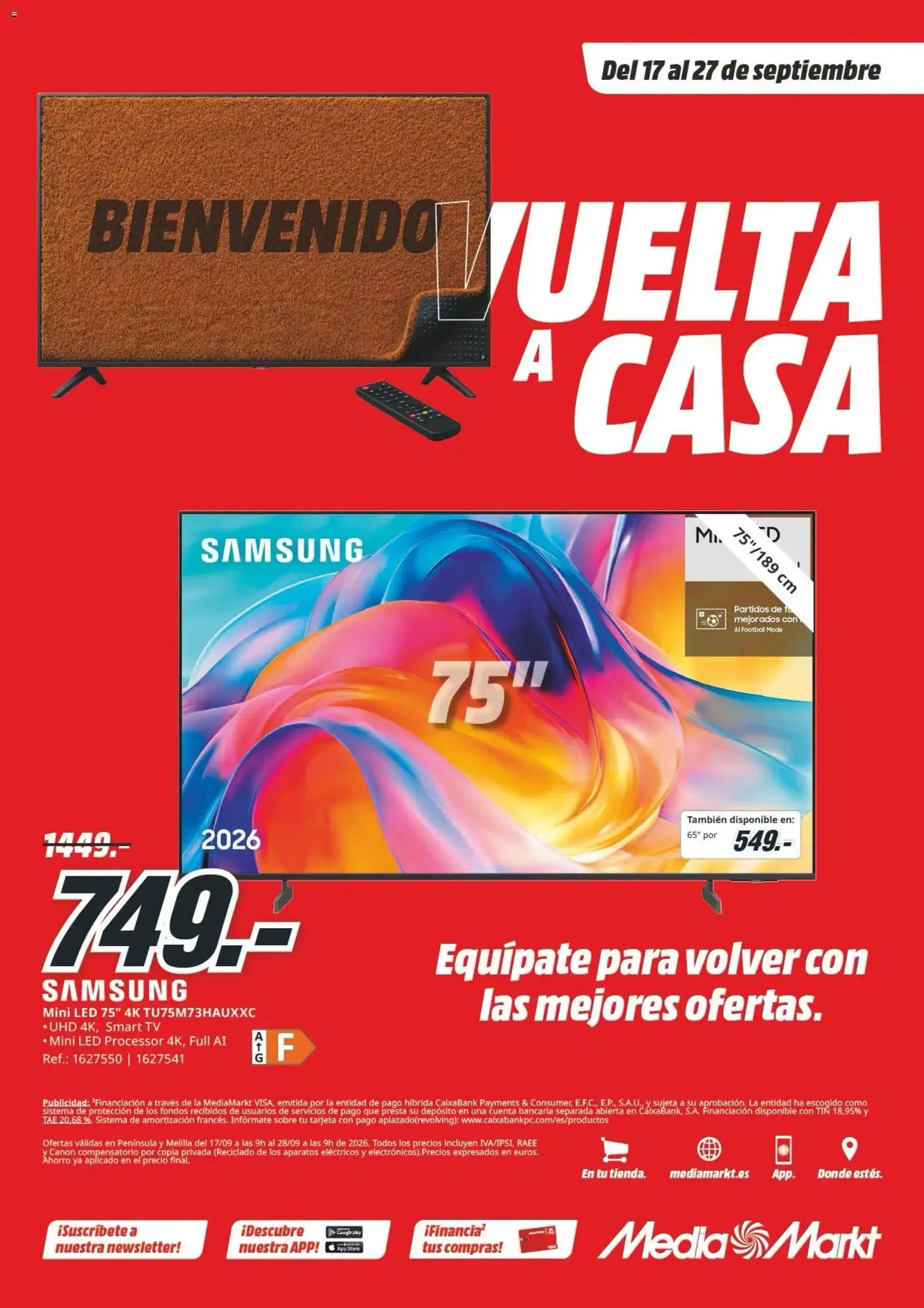 Catálogo de Media Markt: Vuelta a la Uni 17 de septiembre al 27 de septiembre 2026 - Página 38