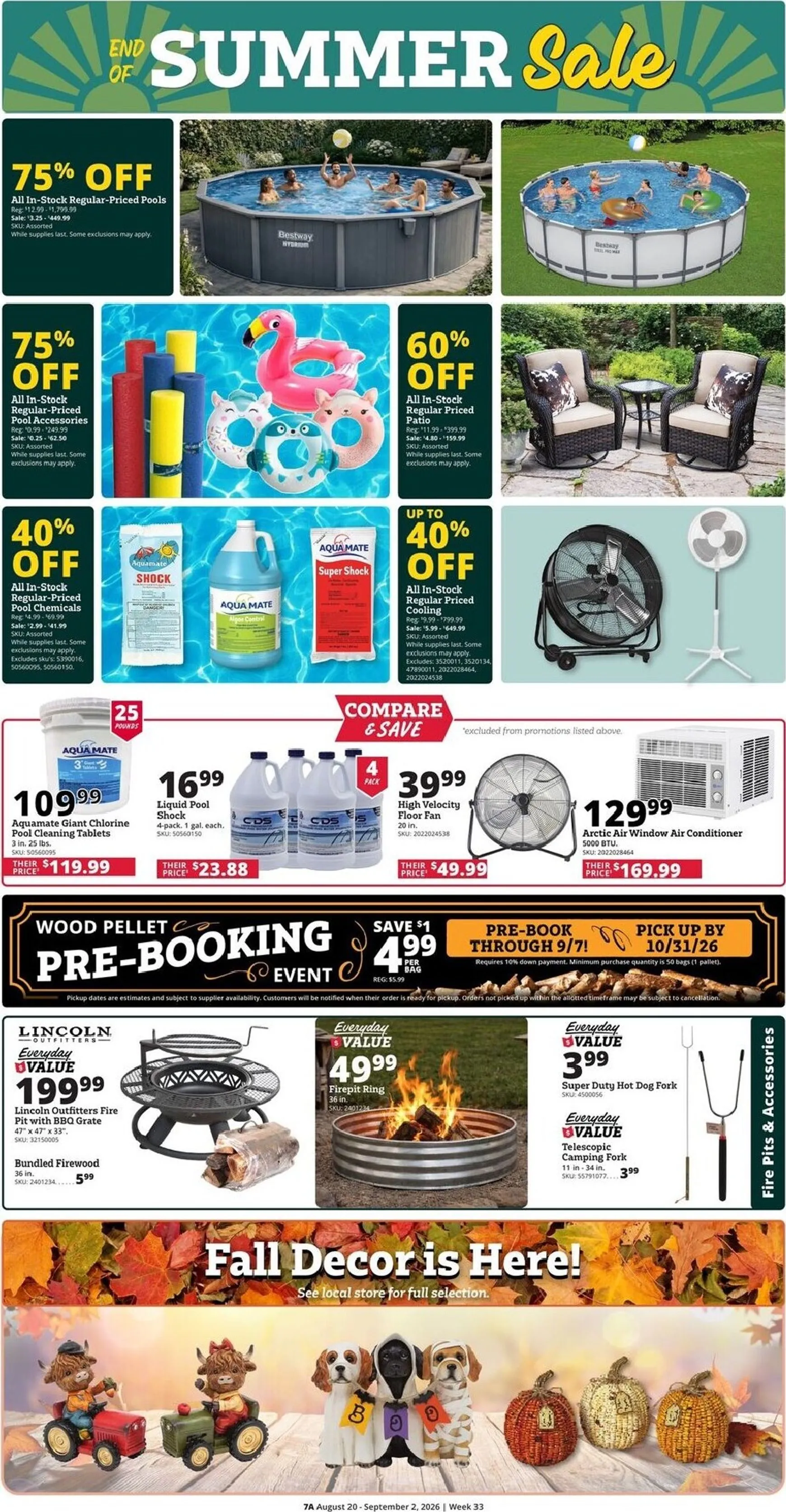 Weekly promotion Current Rural King leaflet valid from Thursday 08/20/2026 to Wednesday 09/02/2026 spanning from August 20 to September 2 2026 - Page 7 for Catalogue 365