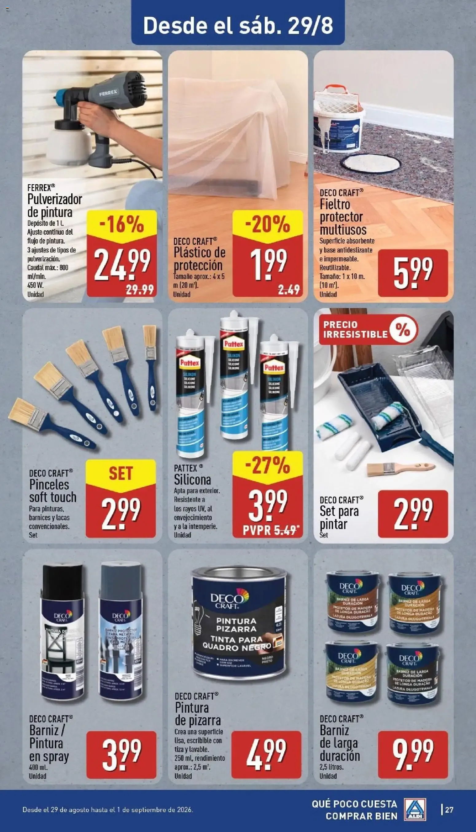 Catálogo de Aldi folleto Península del 24/08/2026 | Catálogo 24 de agosto al 30 de agosto 2026 - Página 27