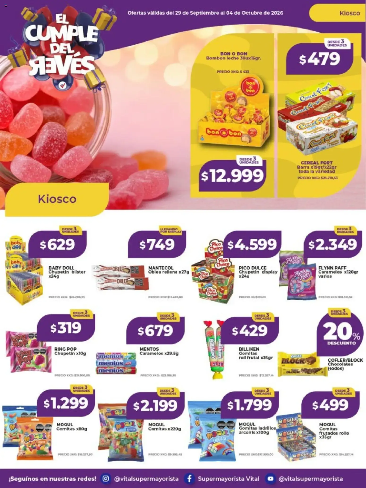 Ofertas de Vital - El Cumple del Revés 29 de septiembre al 4 de octubre 2026 - Página 24 del catálogo