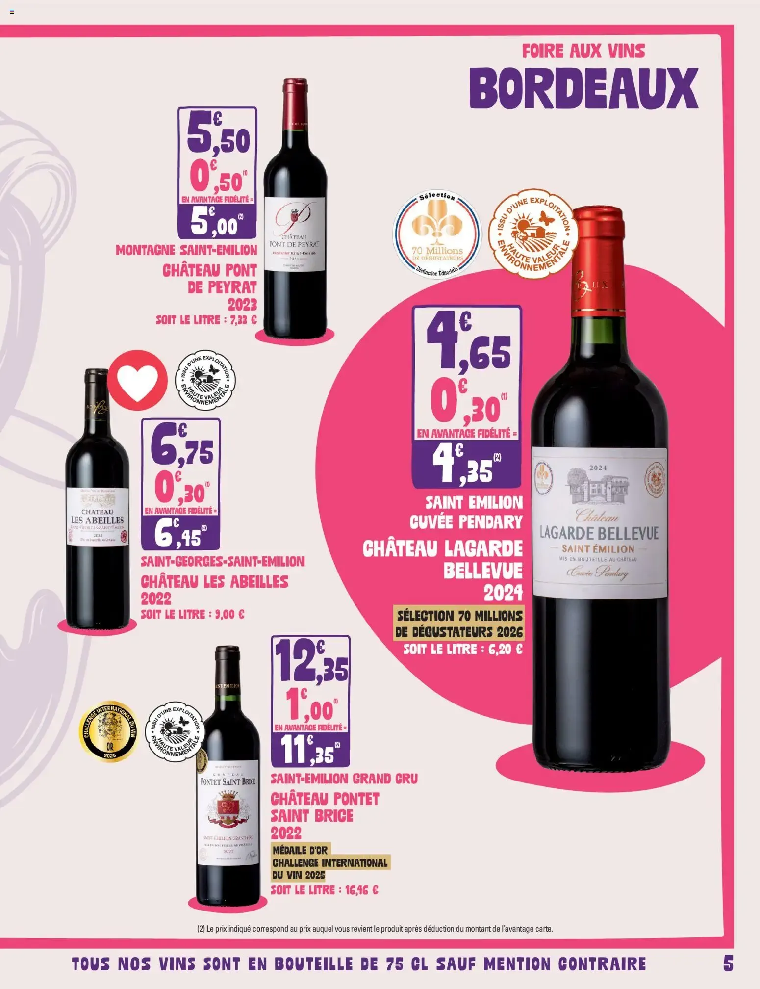 Foire aux Vins Supermarchés G20 du 23 septembre au 11 octobre 2026 - Catalogue page 5