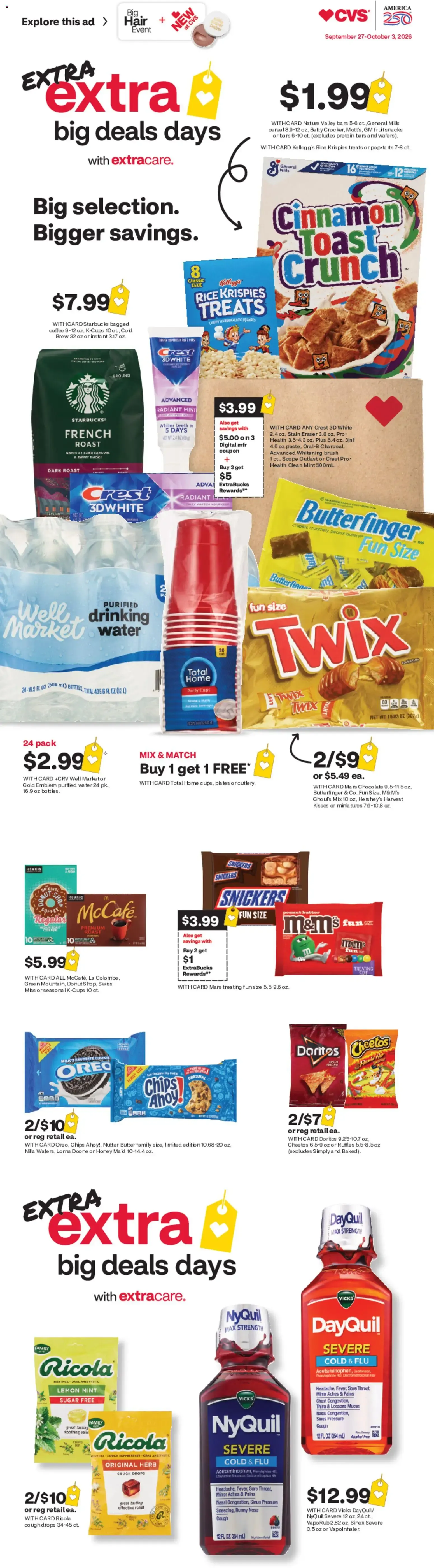 CVS: EXTRA extra big deals days with ExtraCare