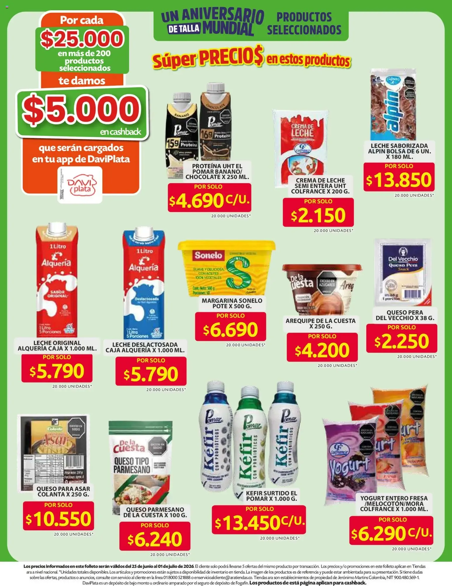 Catalogo de Ara catálogo un aniversario de talla mundial desde el 11/06/2026 > Revistas Junio 11 de junio al 8 de julio 2026 - Pag 10