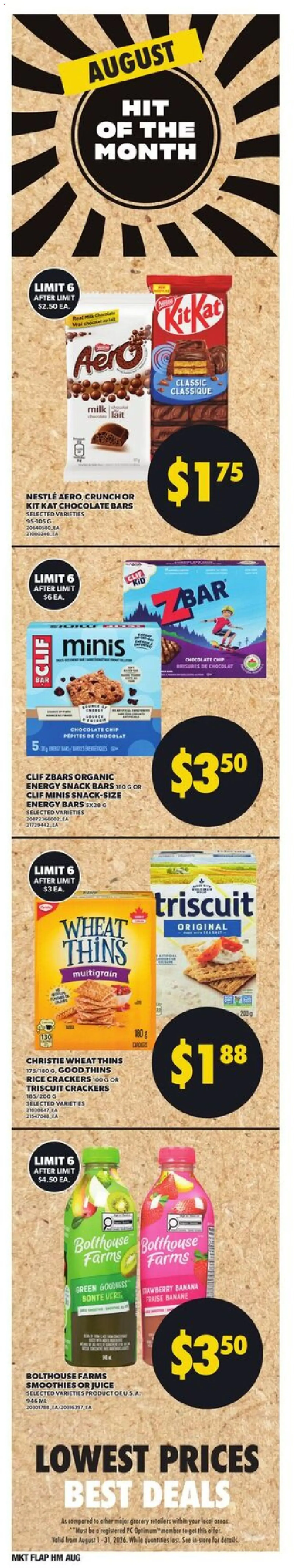 Loblaws weekly flyer / circulaire from Aug 13, 2026 > weekly specials & deals from August 13 to August 19 2026 - flyer page 5
