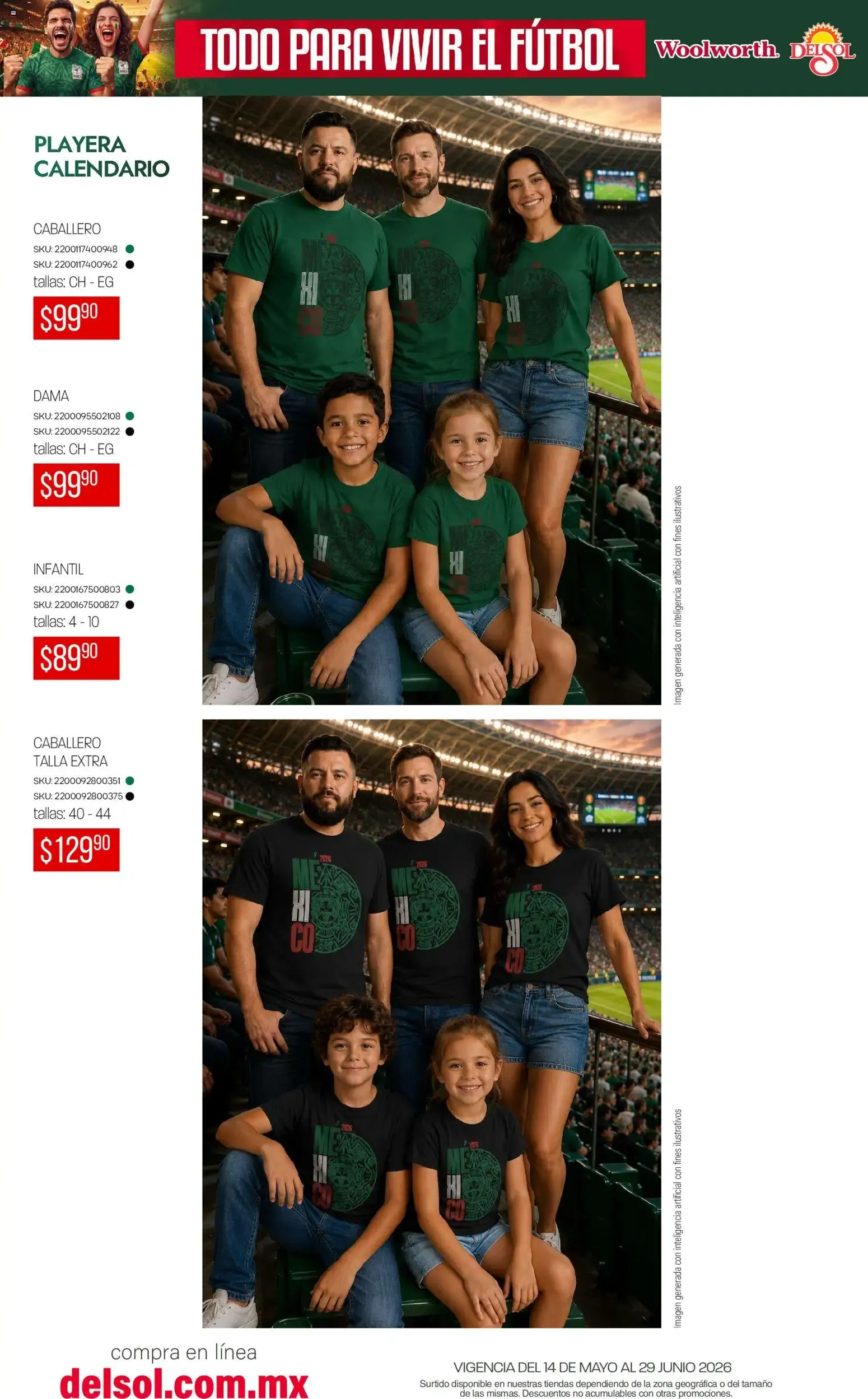 Catálogo de Del Sol y Woolworth catálogo Todo para vivir el fútbol (14/05/2026 - 29/06/2026) - catálogo en línea 14 de mayo al 29 de junio 2026 - Pagina 23