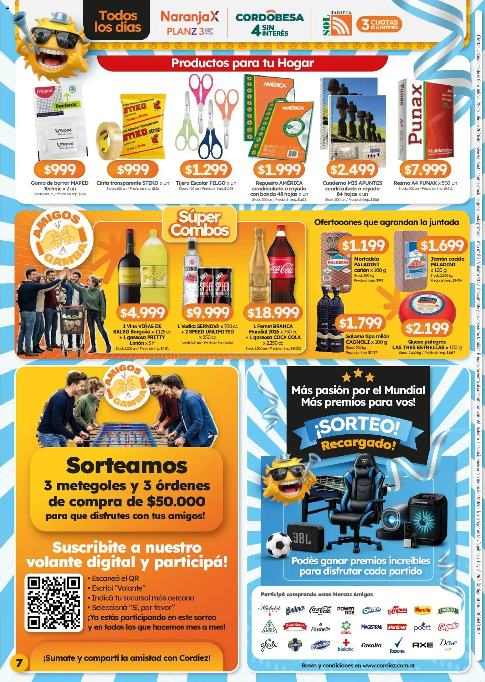 Ofertas de Cordiez ofertas || del 09/07/2026 - 22/07/2026 || Catálogo 9 de julio al 22 de julio 2026 - Página 7 del catálogo