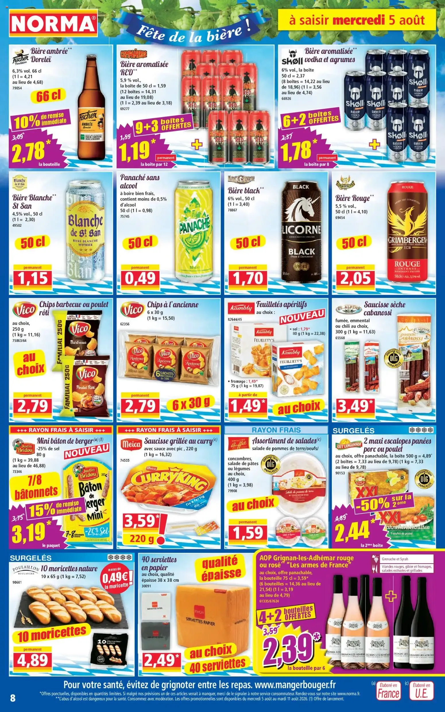 Norma catalogue à partir du 05/08/2026 - promo en ligne du 5 août au 11 août 2026 - Catalogue page 8