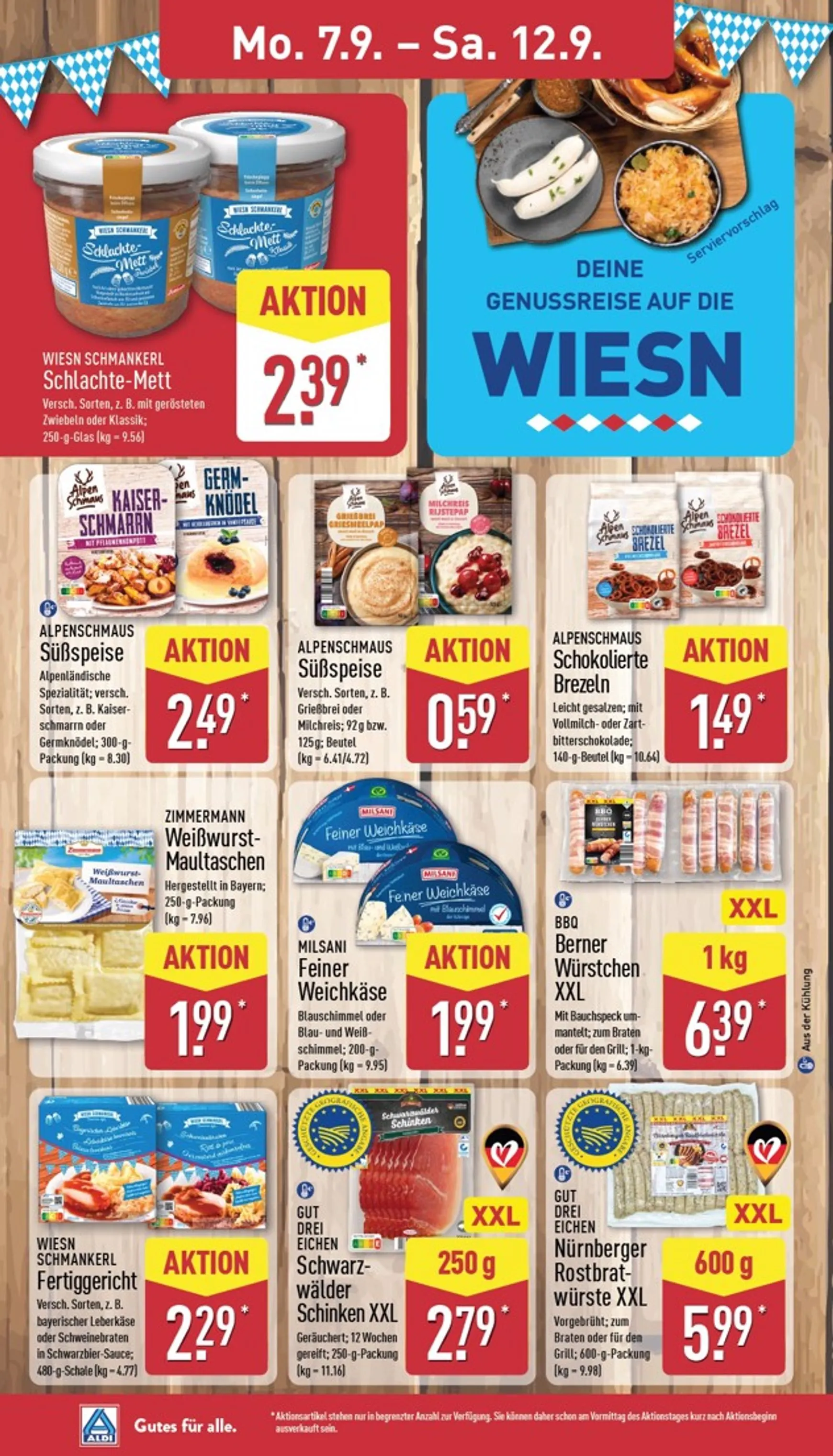 WIESNGENUSS. von 7. September bis 12. September 2026 - Prospekt seite 12