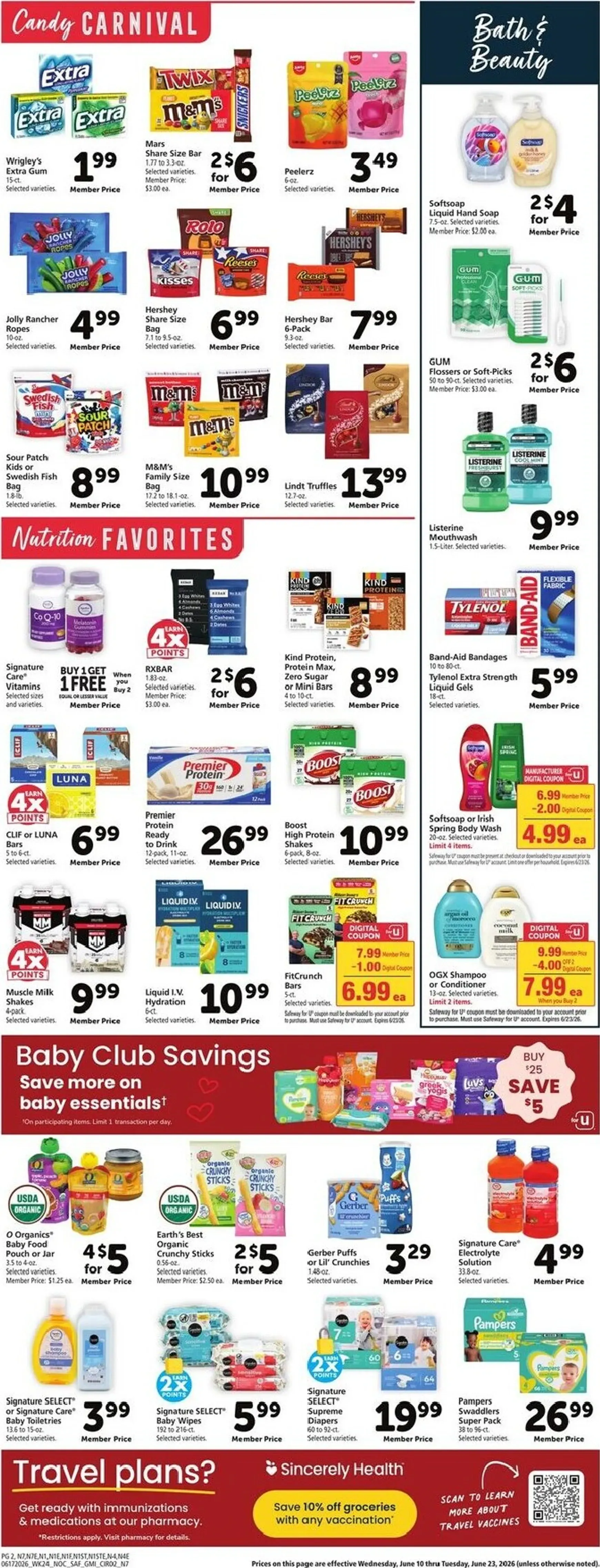 Weekly ad Current Safeway leaflet valid from Wednesday 06/17/2026 to Tuesday 06/23/2026 from June 17 to June 23 2026 - Page 10
